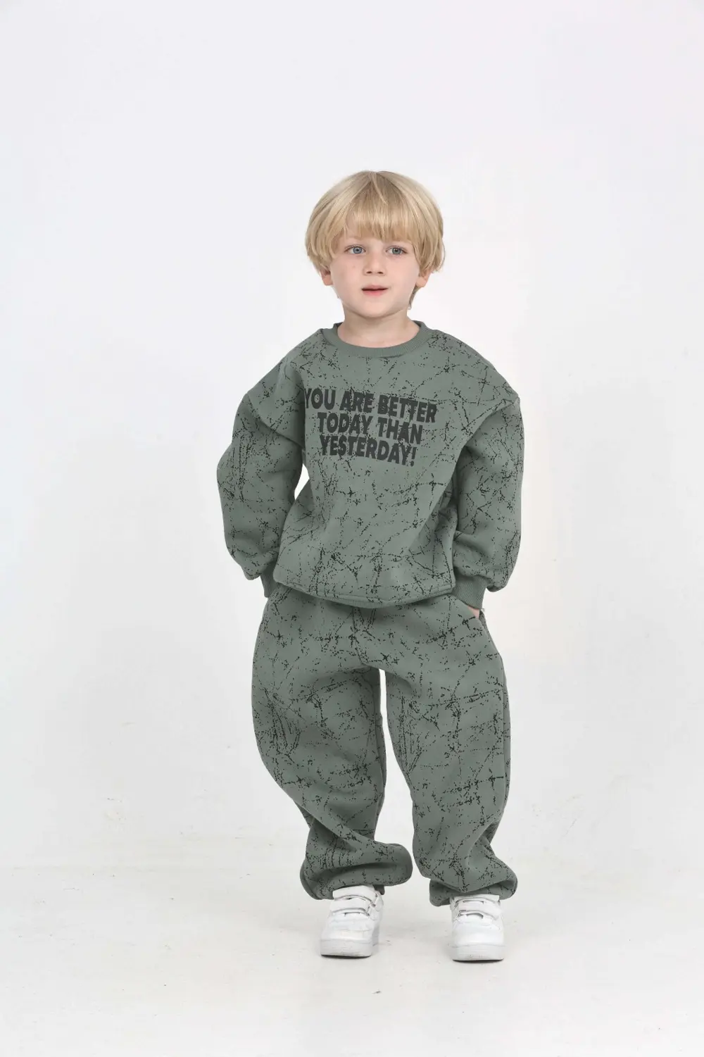 Toontoy Erkek Çocuk Yesterday Baskılı Eşofman Takım