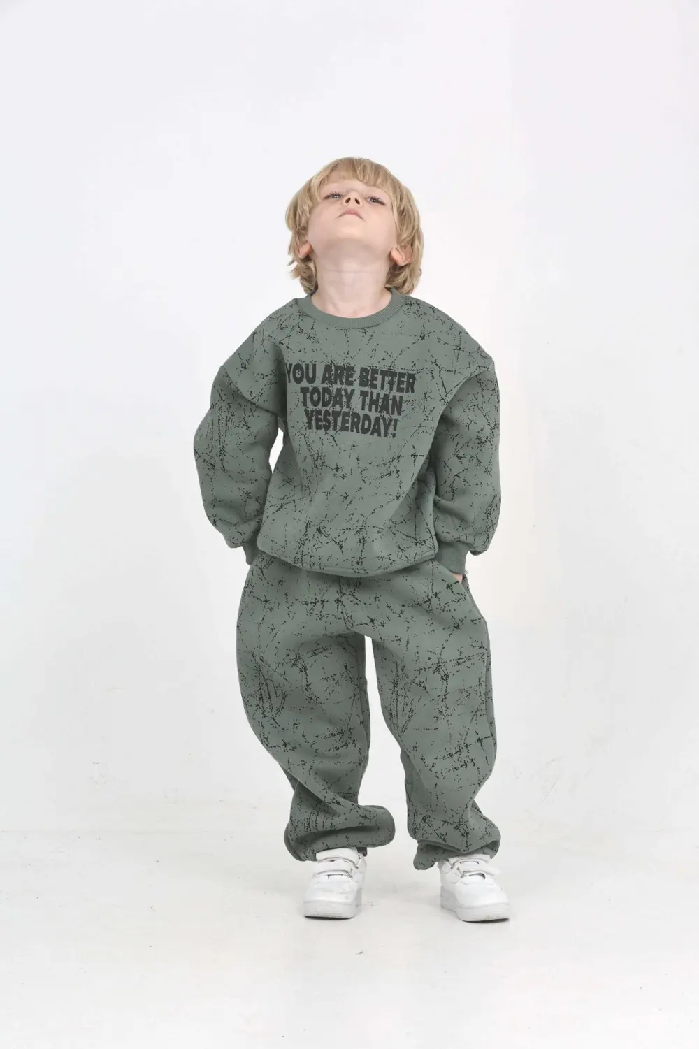 Toontoy Erkek Çocuk Yesterday Baskılı Eşofman Takım