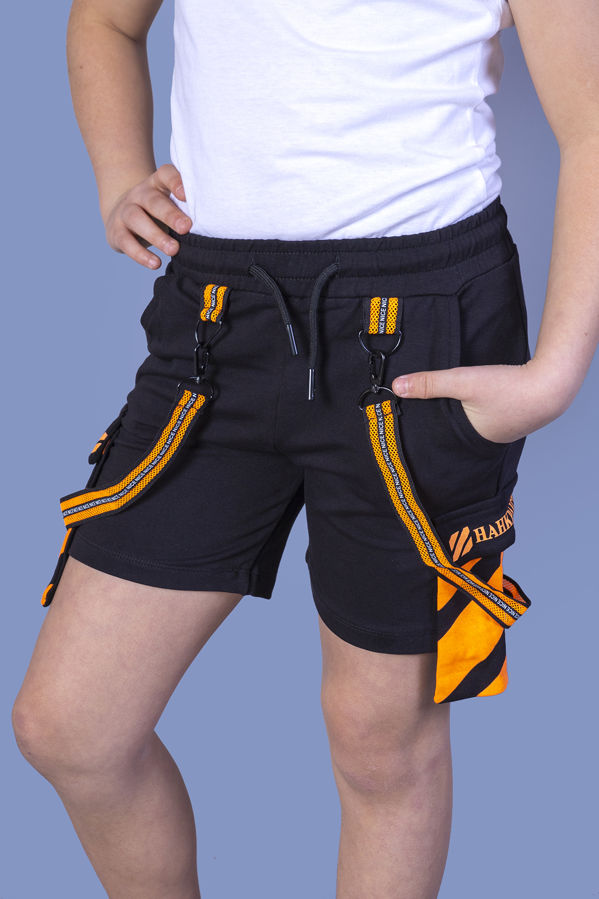 Toontoy Erkek Neon Baskılı Cepli Şort