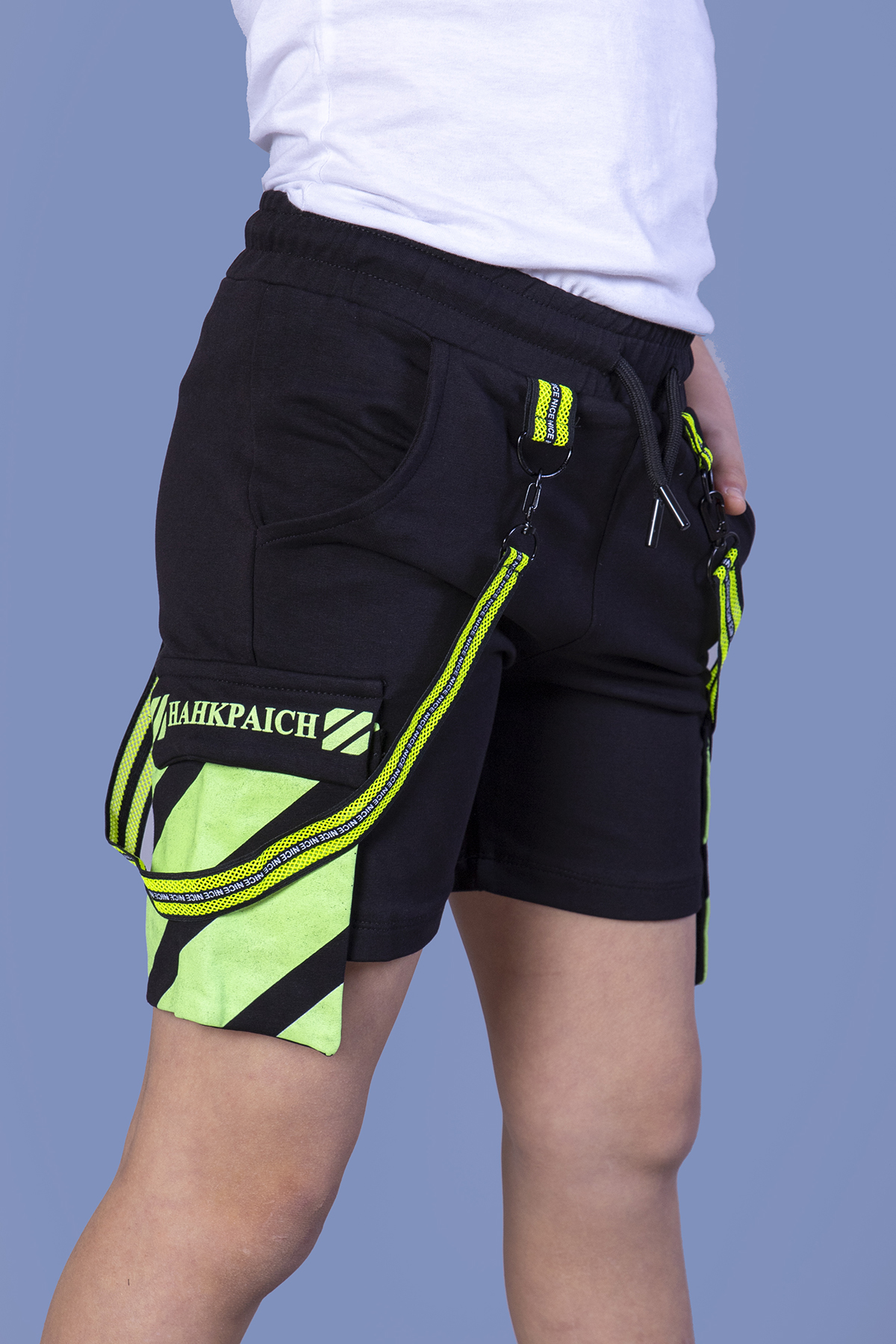 Toontoy Erkek Neon Baskılı Cepli Şort