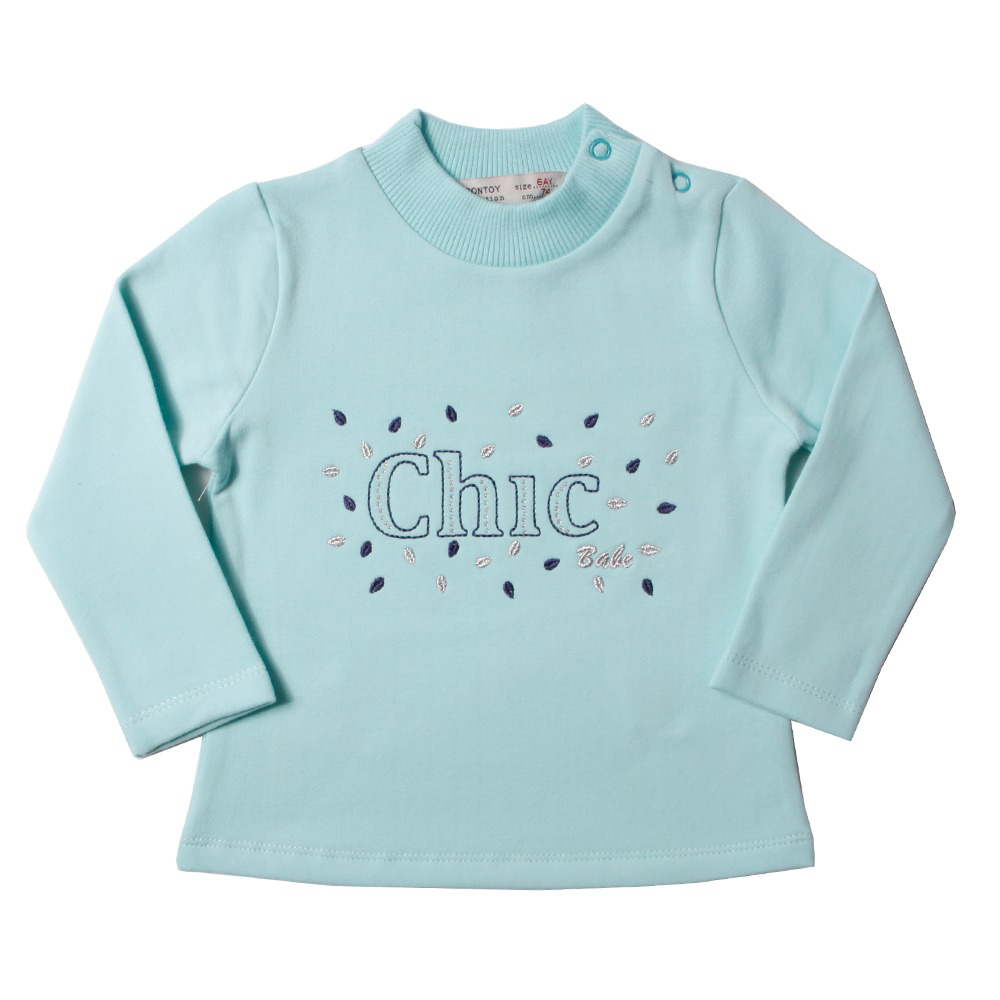 Toontoy Kız Bebek Chic Nakışlı Tişört