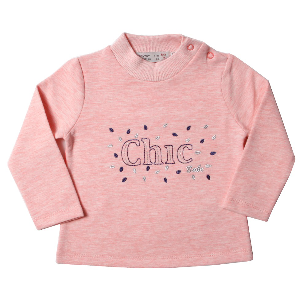 Toontoy Kız Bebek Chic Nakışlı Tişört
