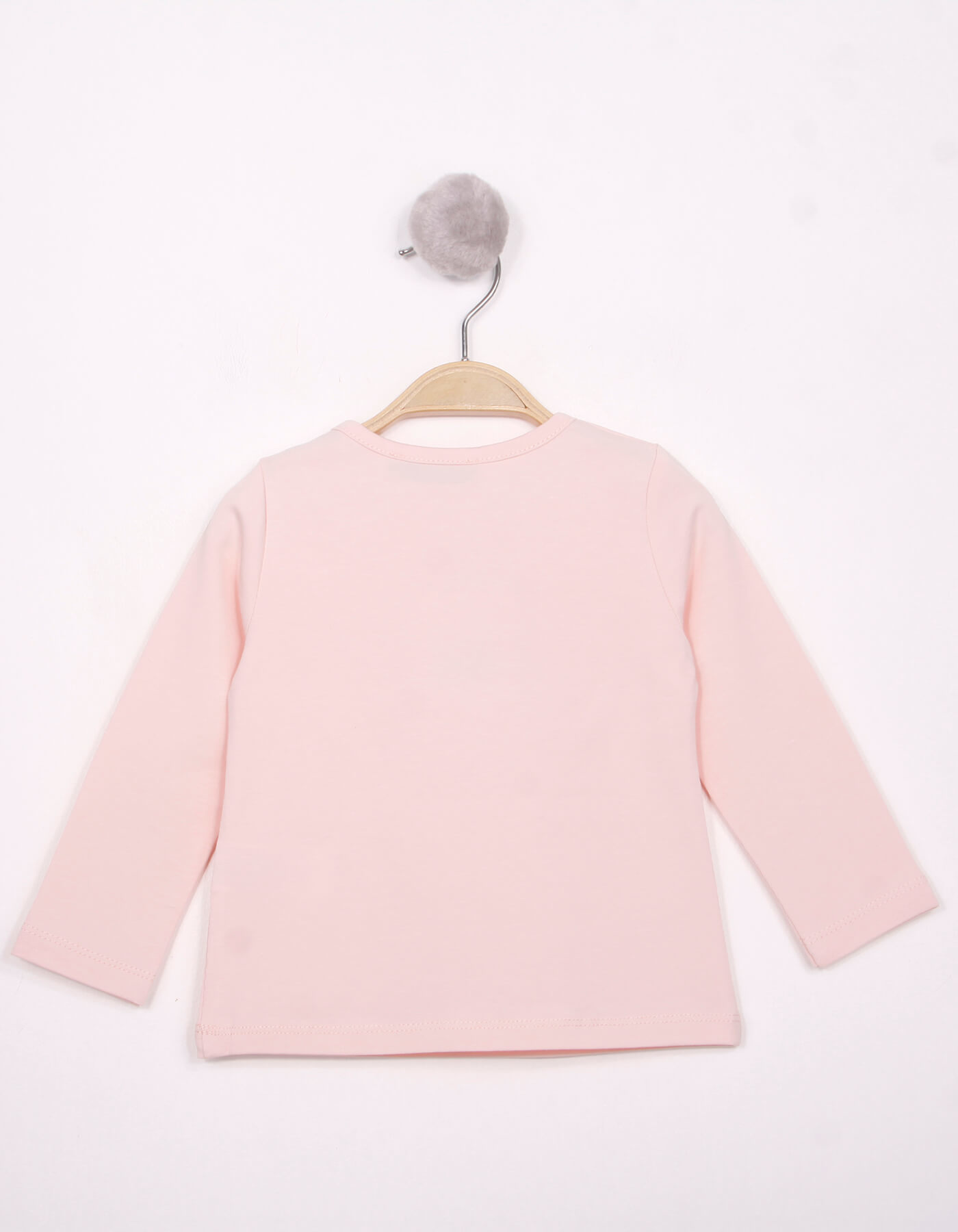 Toontoy Kız Bebek Göğsü Nakışlı T-Shirt