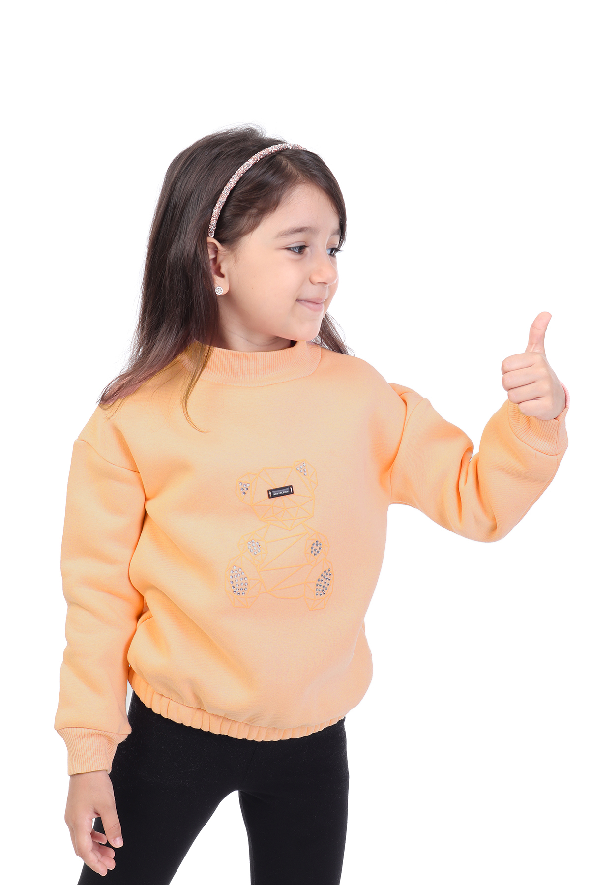 Toontoy Kız Çocuk Baskılı Sweatshirt