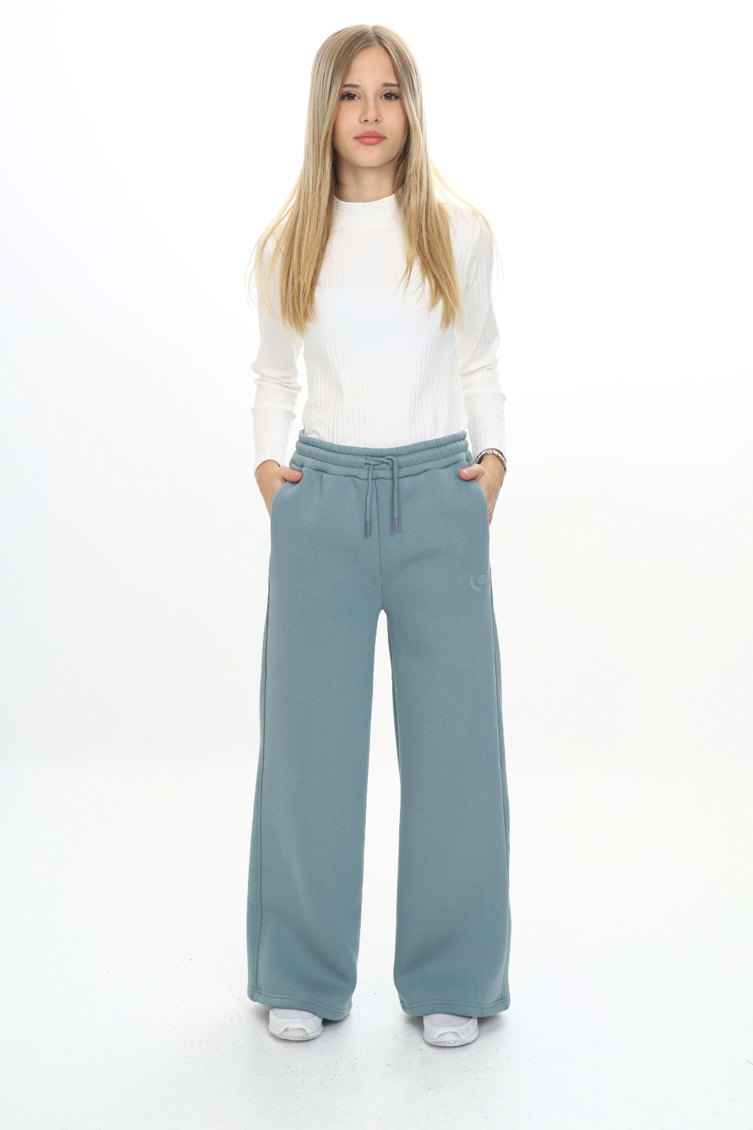 Toontoy  Kız Çocuk Nakışlı Eşofman Alt