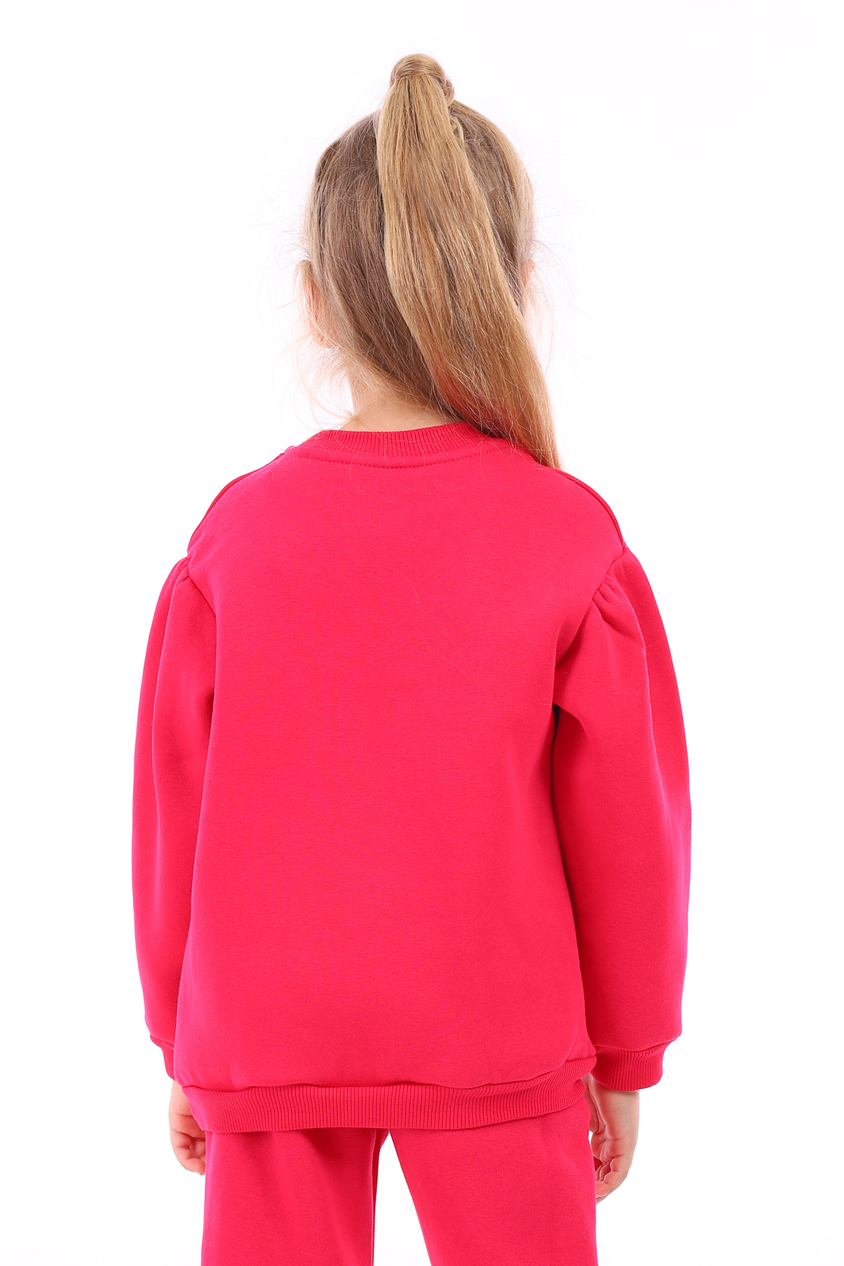 Toontoy Kız Çocuk Happy Chıld  Baskılı Sweatshirt