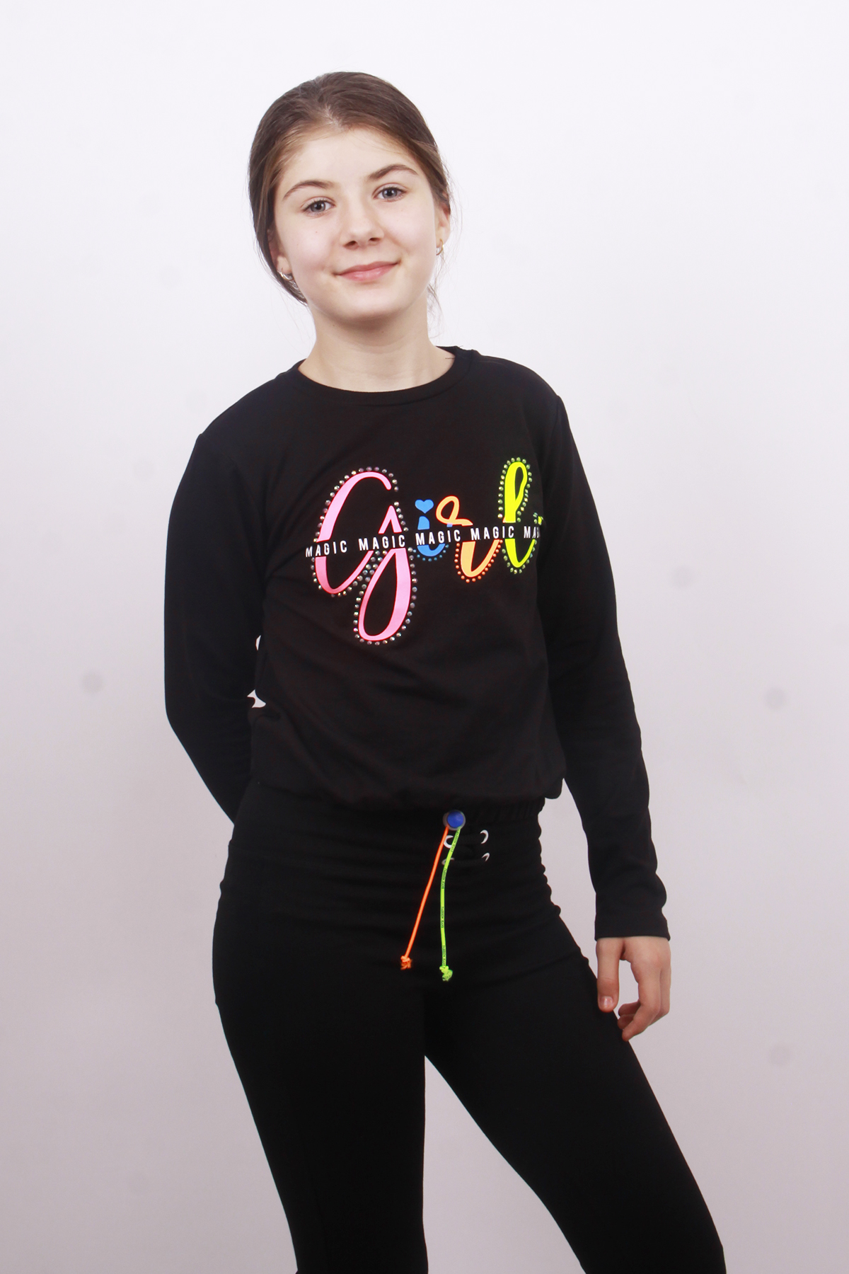 Toontoy Kız Çocuk Girl Baskılı Sweatshirt