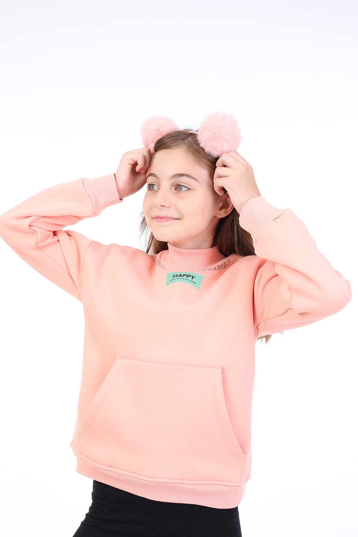 Toontoy Kız Çocuk Baskılı Sweatshirt