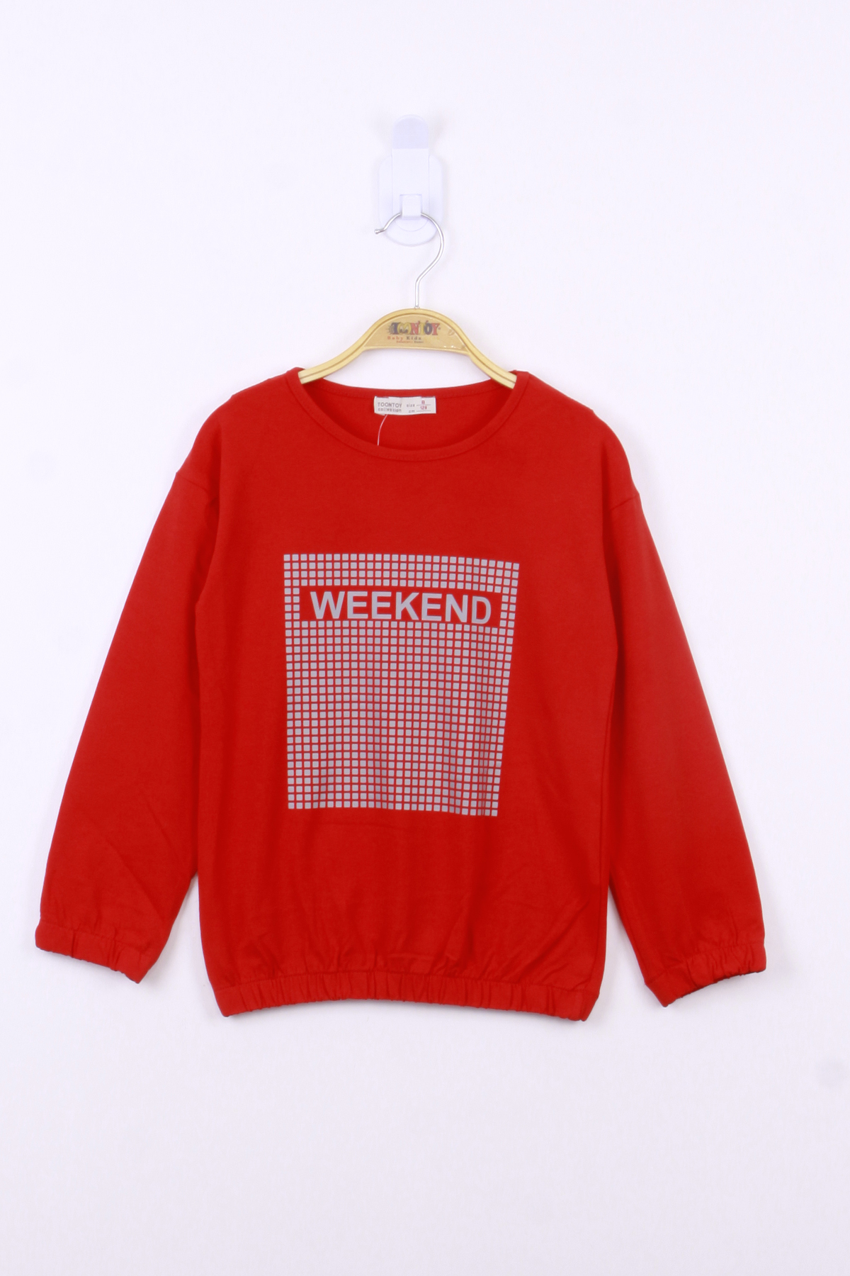 Toontoy Kız Çocuk Weekend Baskılı Tişört
