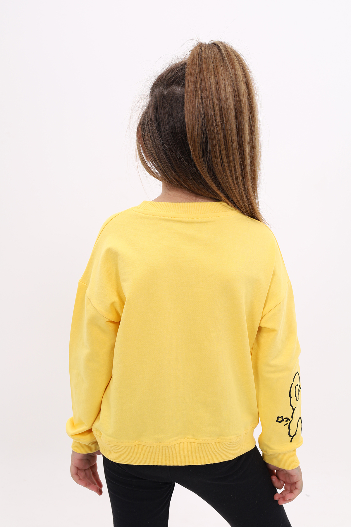 Toontoy Kız Çocuk Nakışlı Sweatshirt