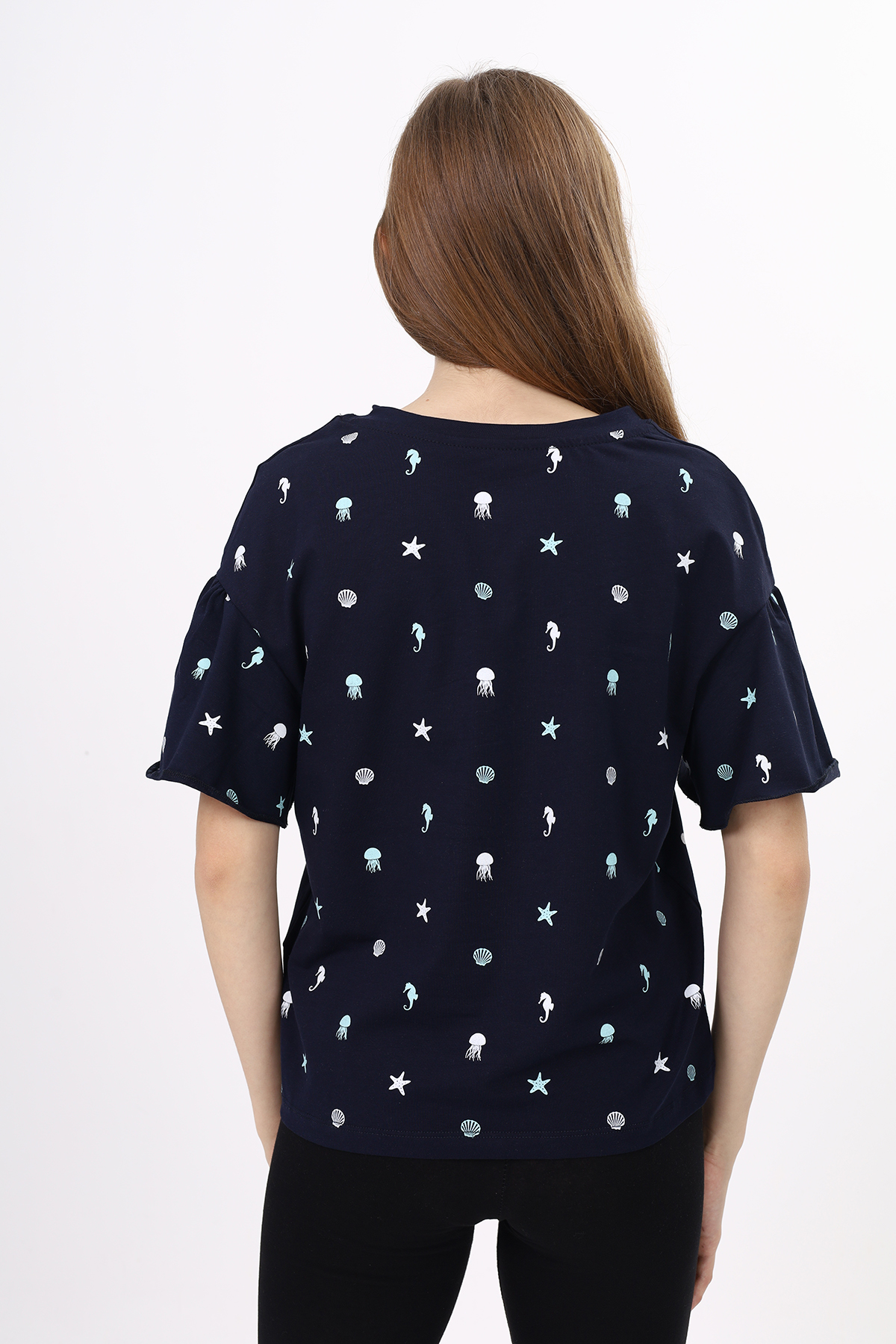 Toontoy Kız Çocuk Baskılı Tişört