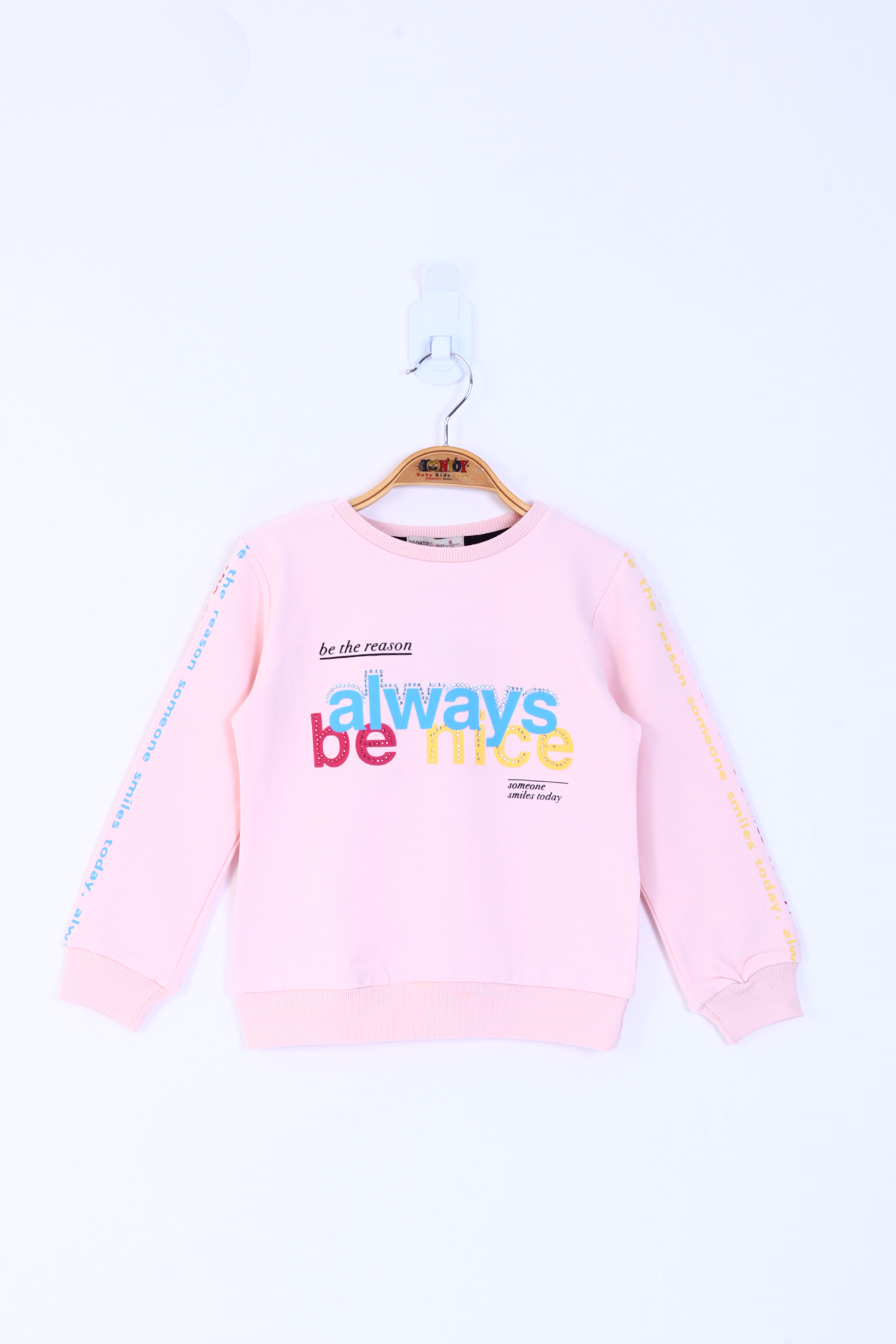 Toontoy Kız Çocuk Always Baskılı Sweatshirt