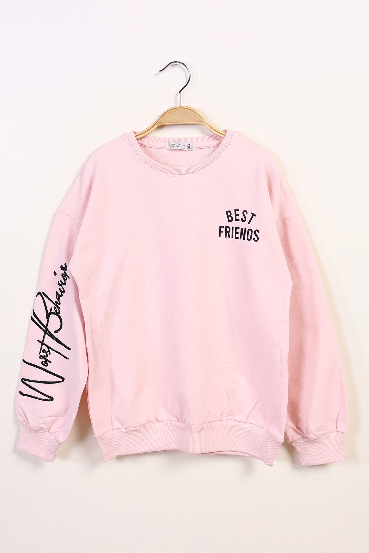 Toontoy Kız Çocuk Best Frıends Baskılı Sweatshirt