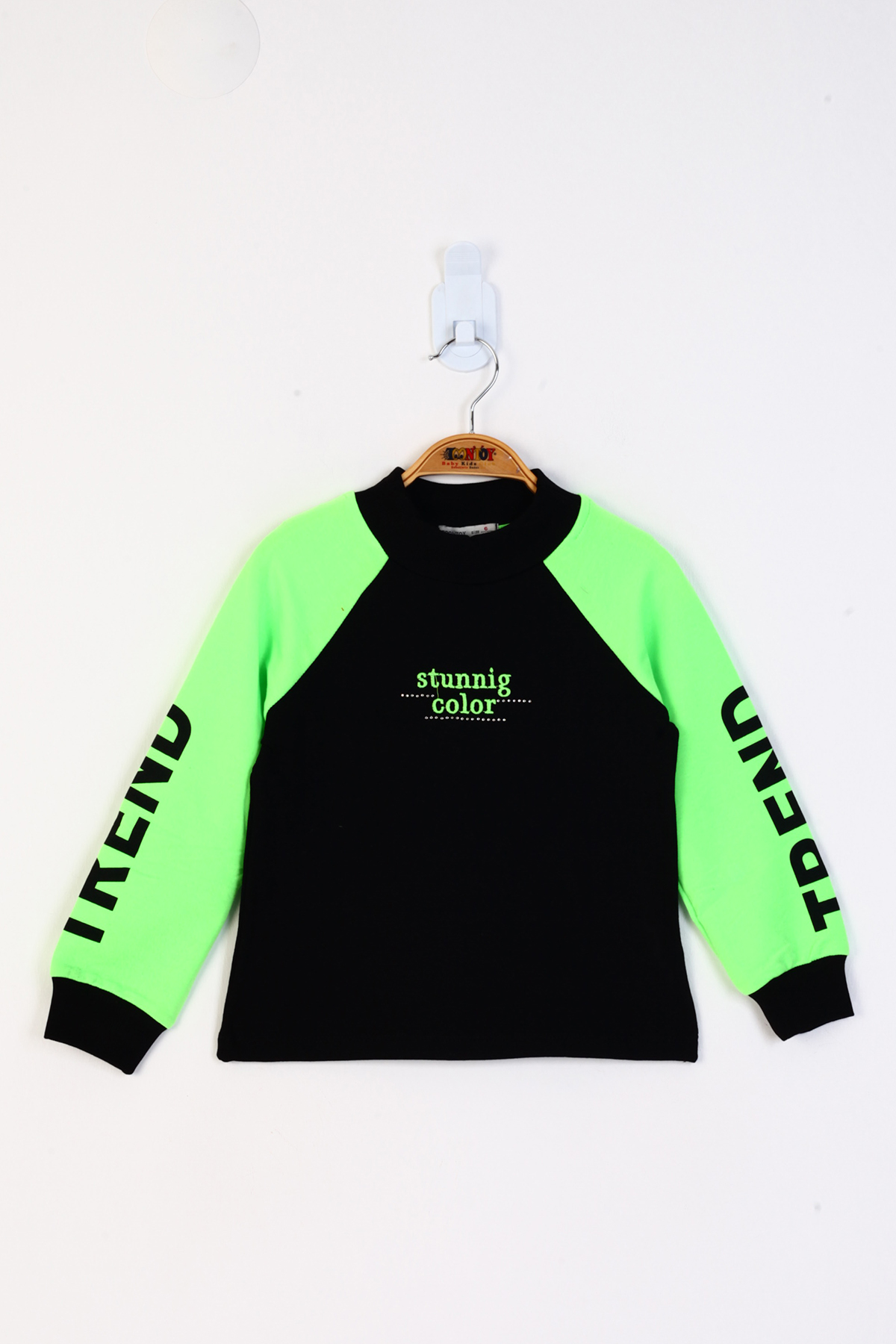 Toontoy Kız Çocuk Stunnig Collar Baskılı Sweatshirt