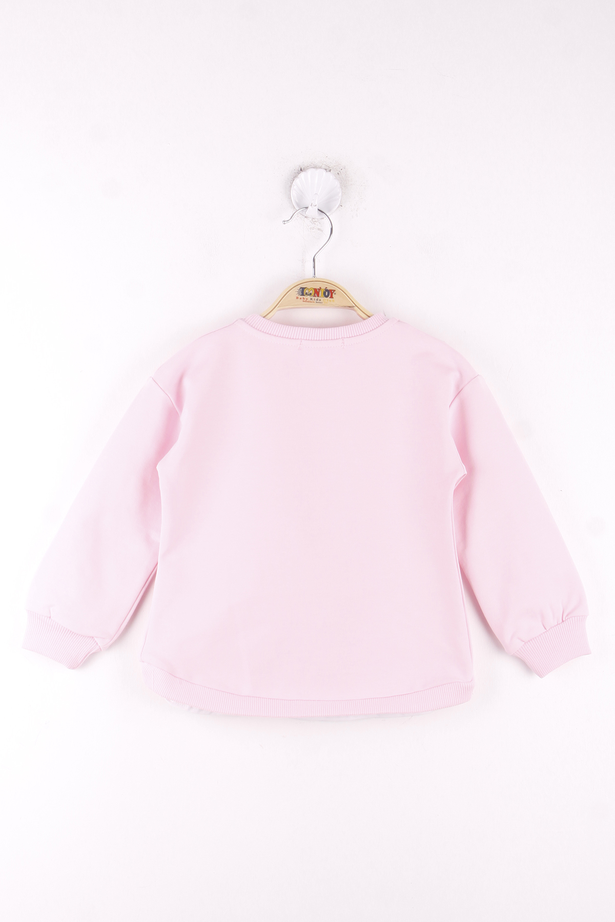 Toontoy Kız Çocuk Kedi Baskılı Sweatshirt