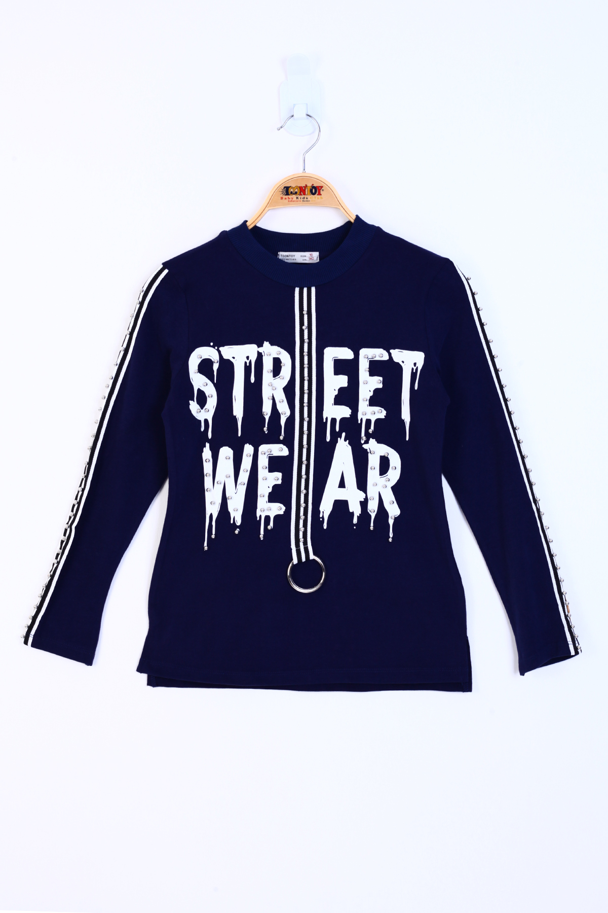 Toontoy Kız Çocuk Sweatshirt Street Wear Baskılı