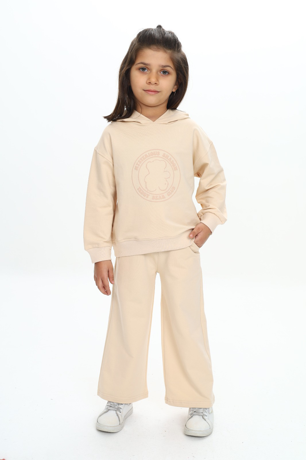 Toontoy Kız Çocuk  Teddy Bear Clup Baskılı Eşofman Takım