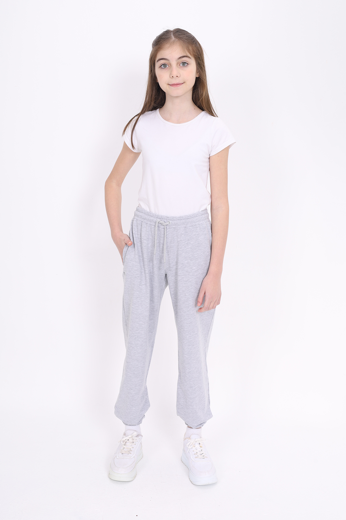 Toontoy Kız Çocuk Baskılı Eşofman Alt