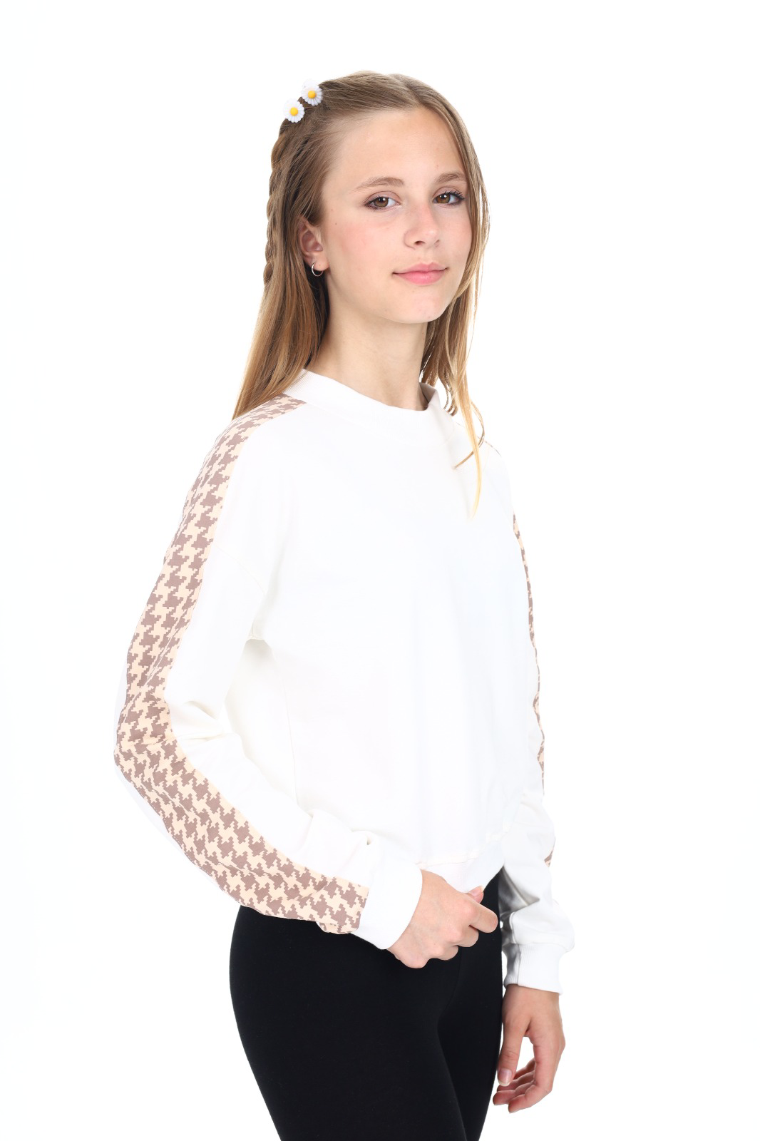 Toontoy Kız Çocuk Baskılı Sweatshirt