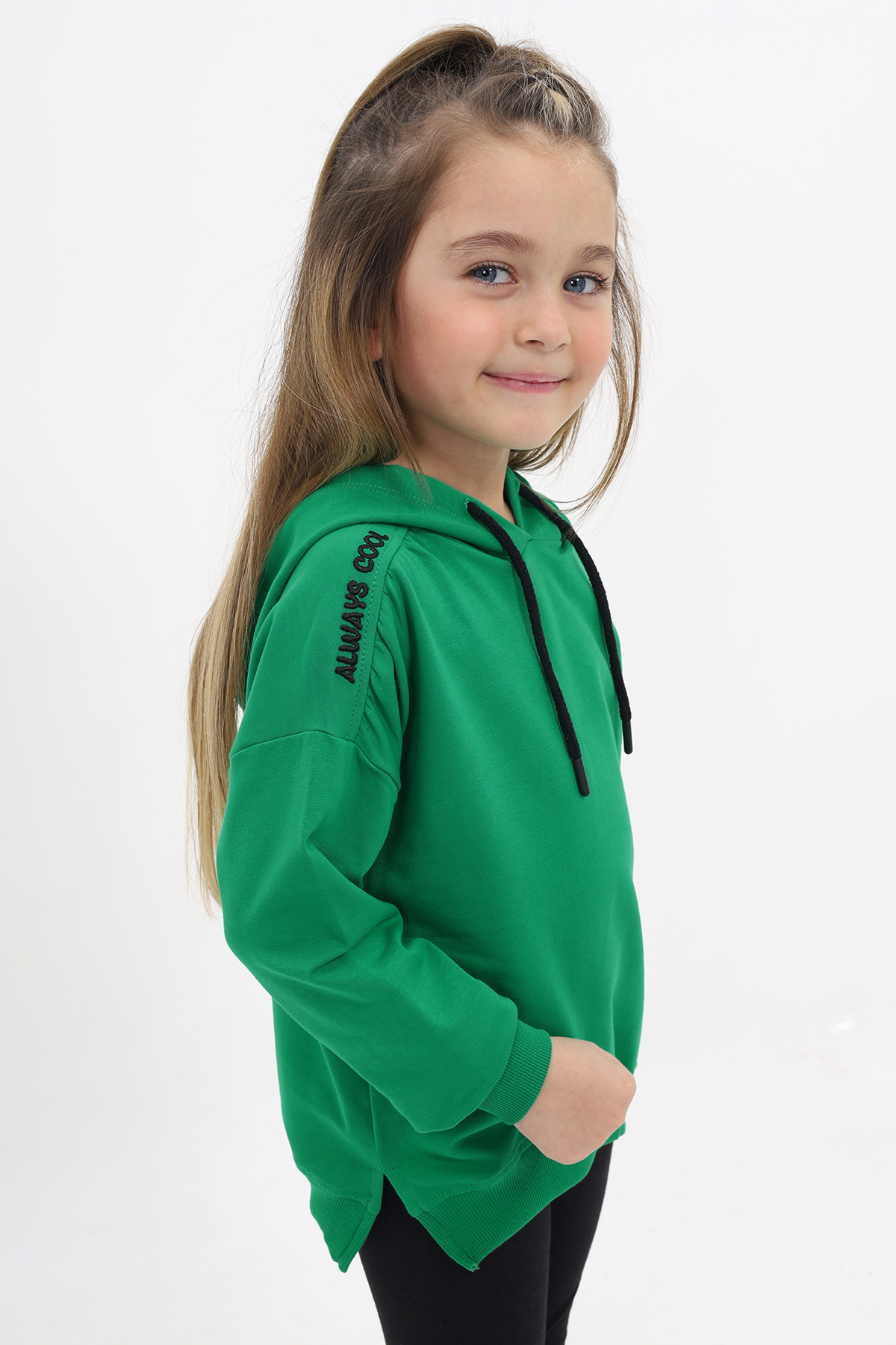 Toontoy Kız Çocuk Nakışlı Sweatshirt