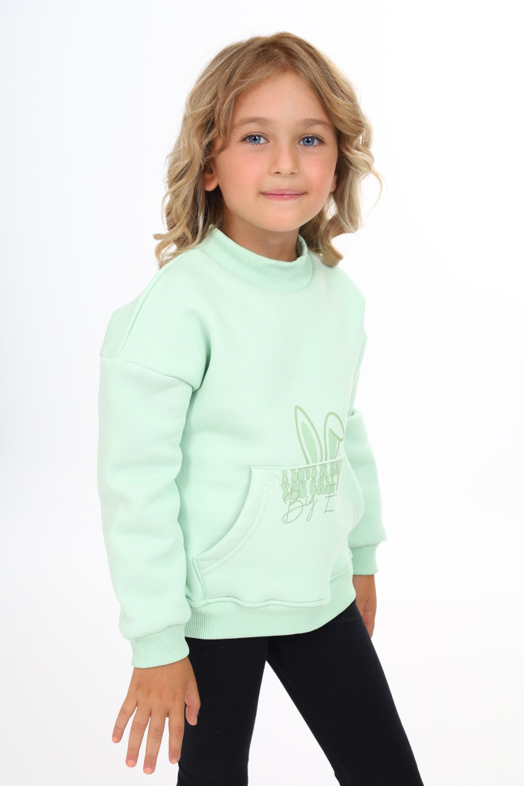 Toontoy Kız Çocuk Baskılı Sweatshirt