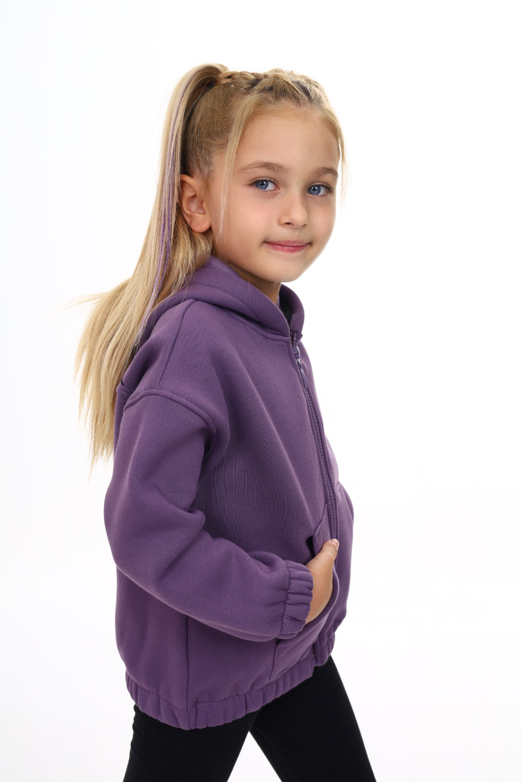 Toontoy Kız Çocuk Kapüşonlu Hırka
