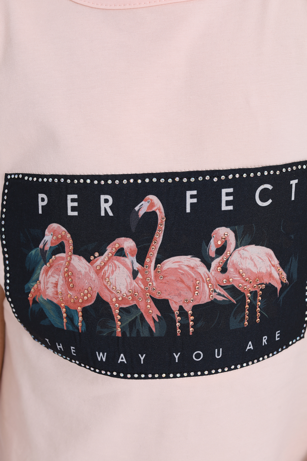 Toontoy Kız Çocuk Flamingo Baskılı Tişört