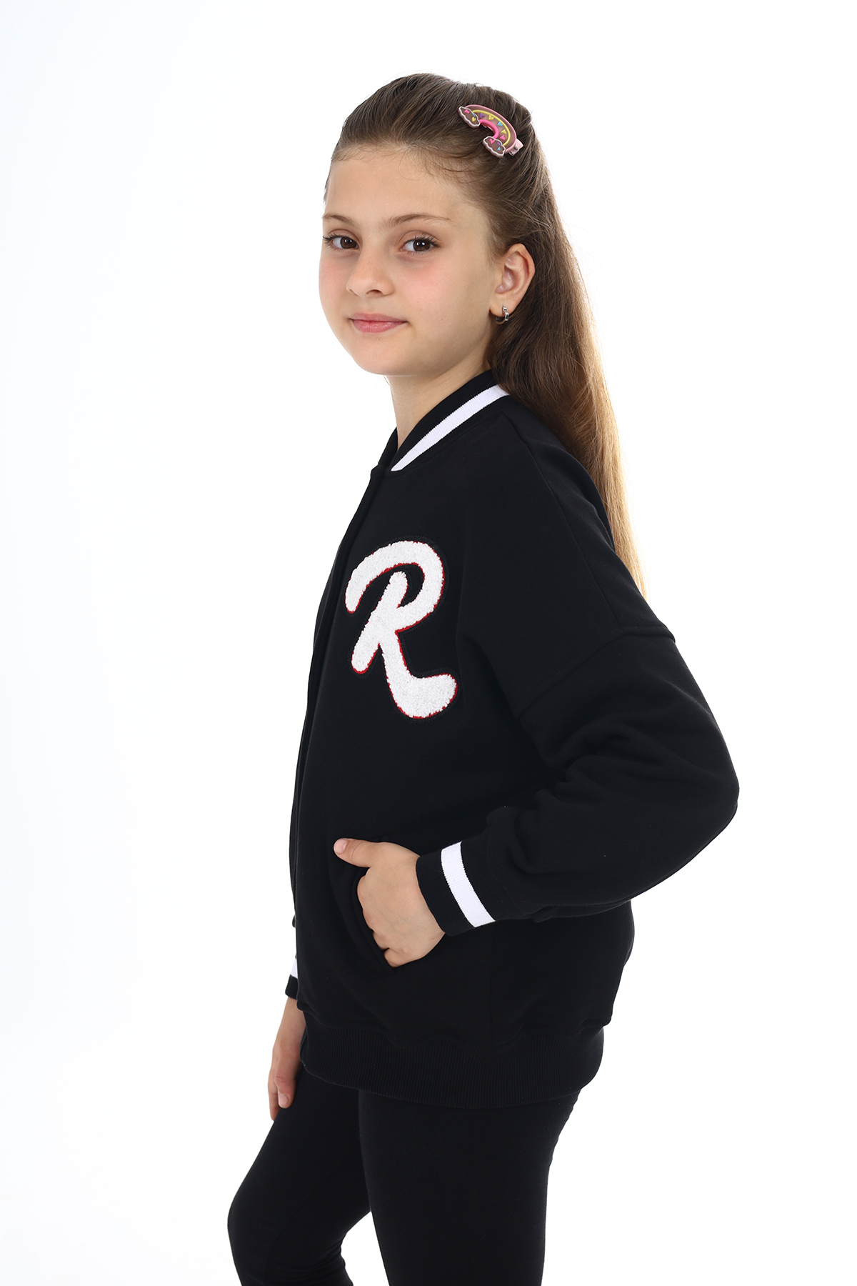 Toontoy  Kız Çocuk Baskılı Kolej Hırka