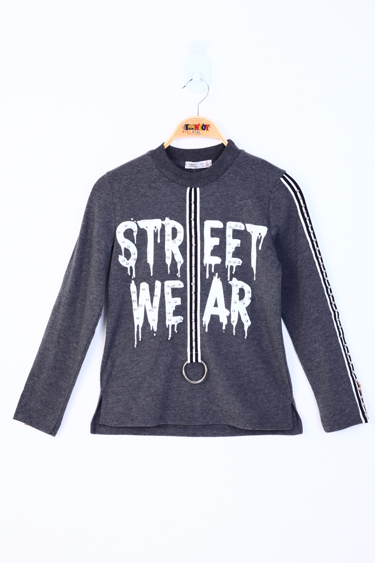 Toontoy Kız Çocuk Sweatshirt Street Wear Baskılı