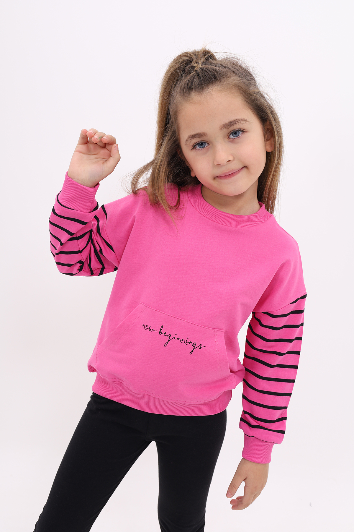 Toontoy Kız Çocuk Baskılı Sweatshirt