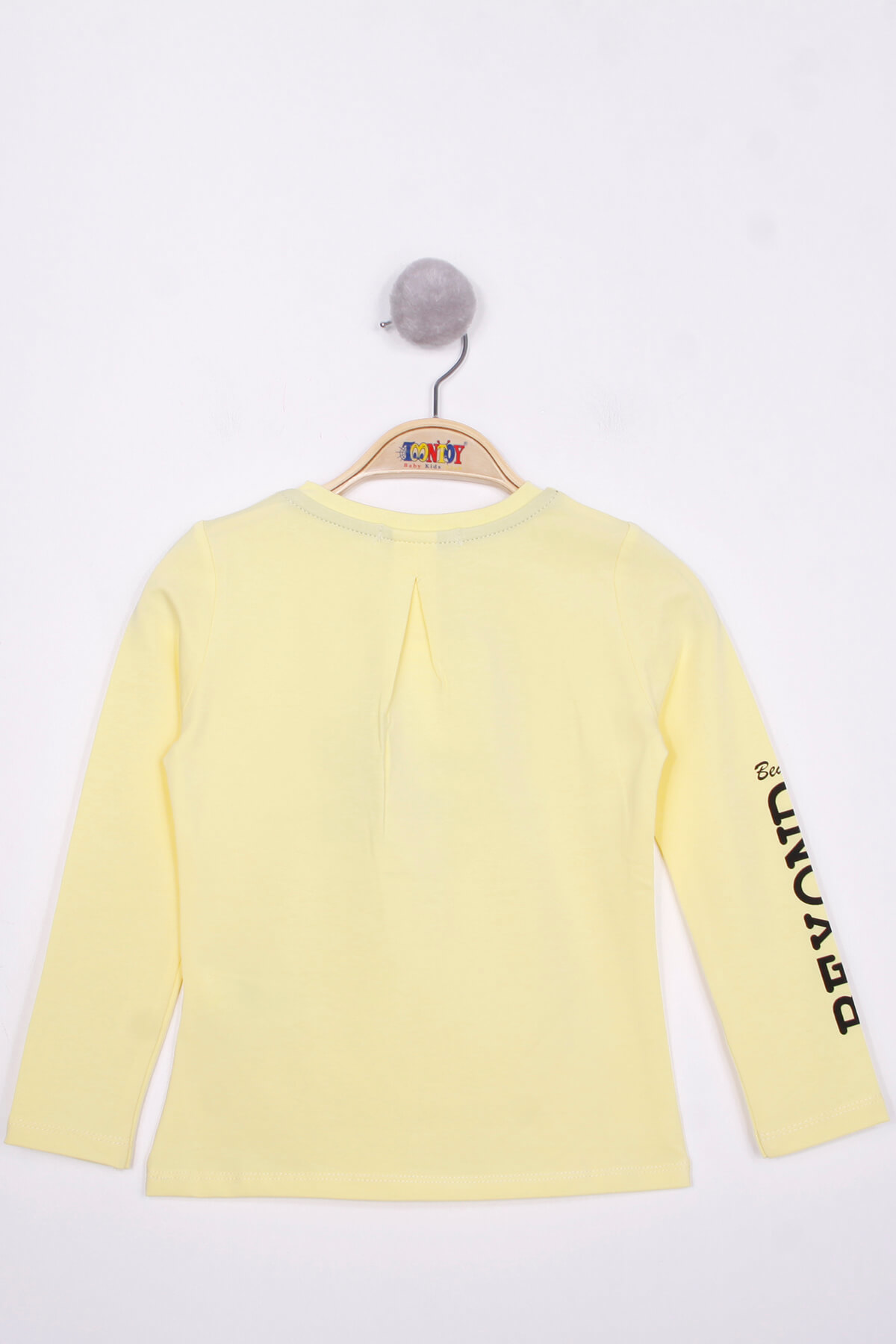 Toontoy Kız Çocuk Çiçek Nakışlı T-Shirt