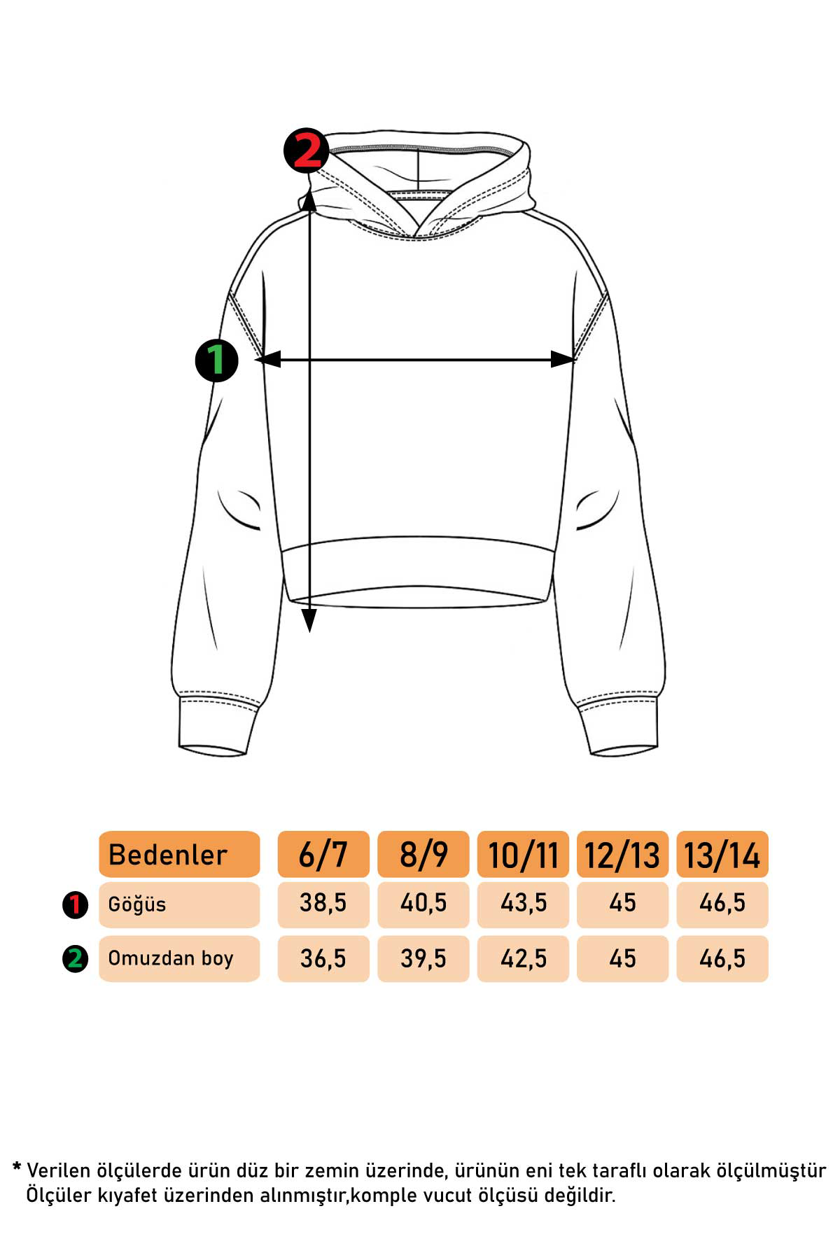 Toontoy Kız Çocuk Kapüşonlu Kadife Sweatshirt