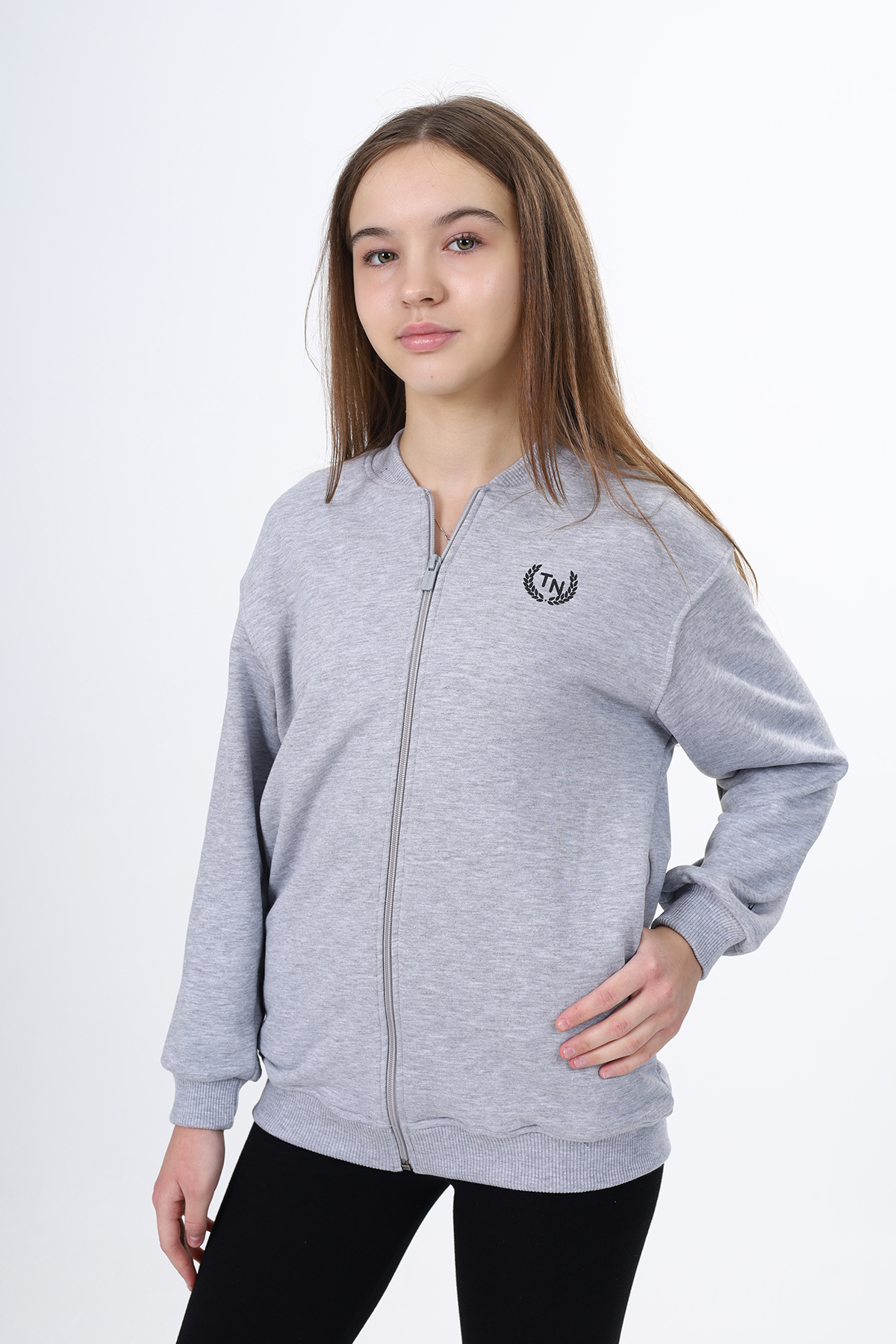 Toontoy Kız Çocuk Baskılı Hırka