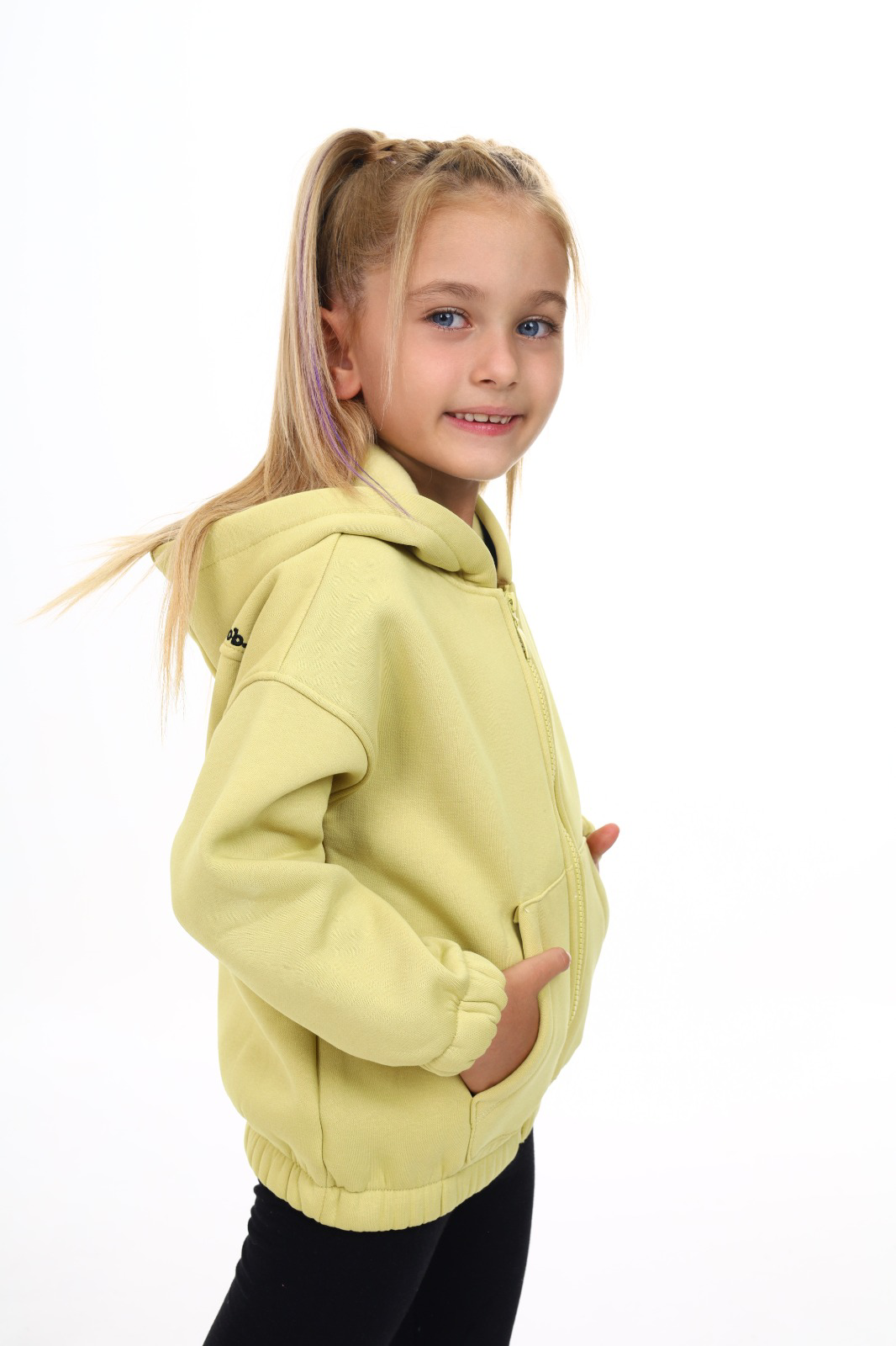 Toontoy Kız Çocuk Kapüşonlu Hırka