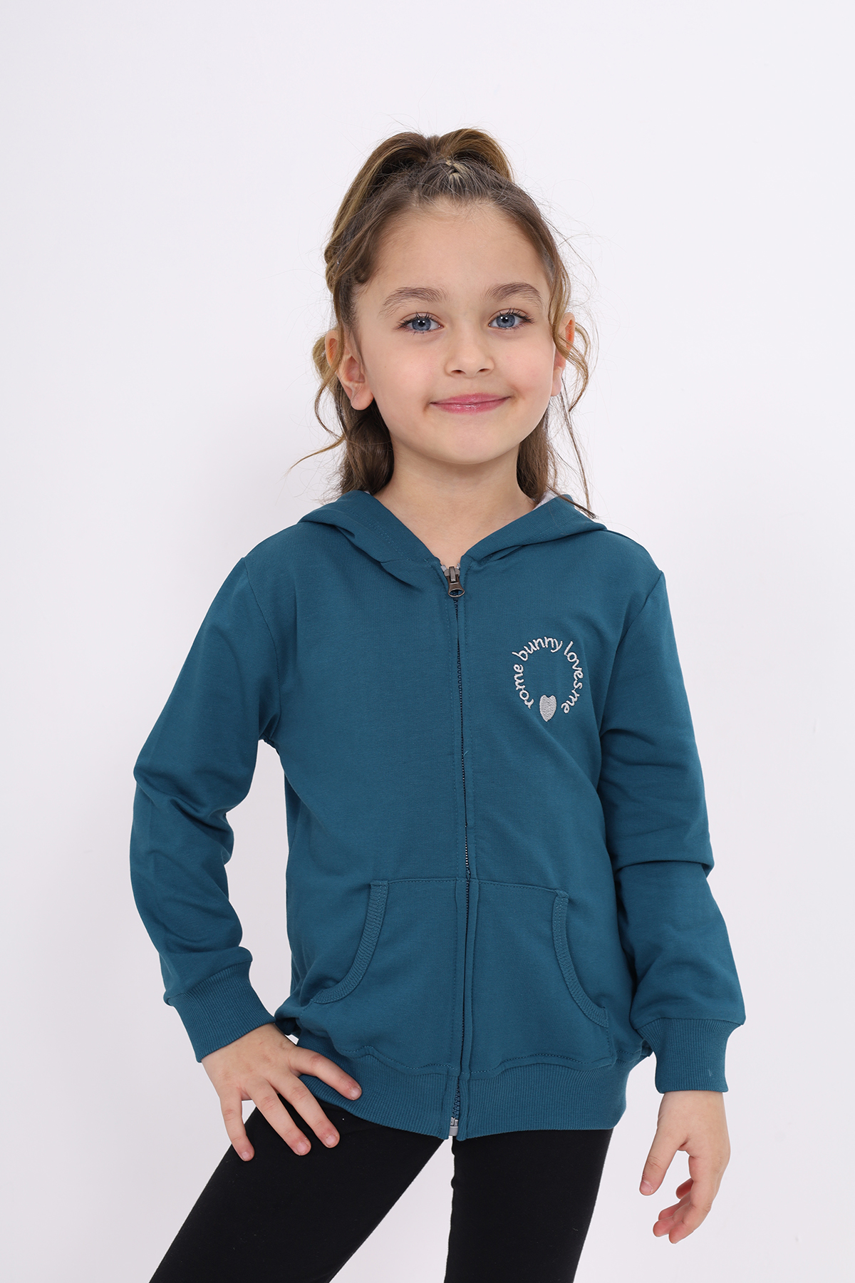 Toontoy  Kiz Çocuk Nakişli Hirka