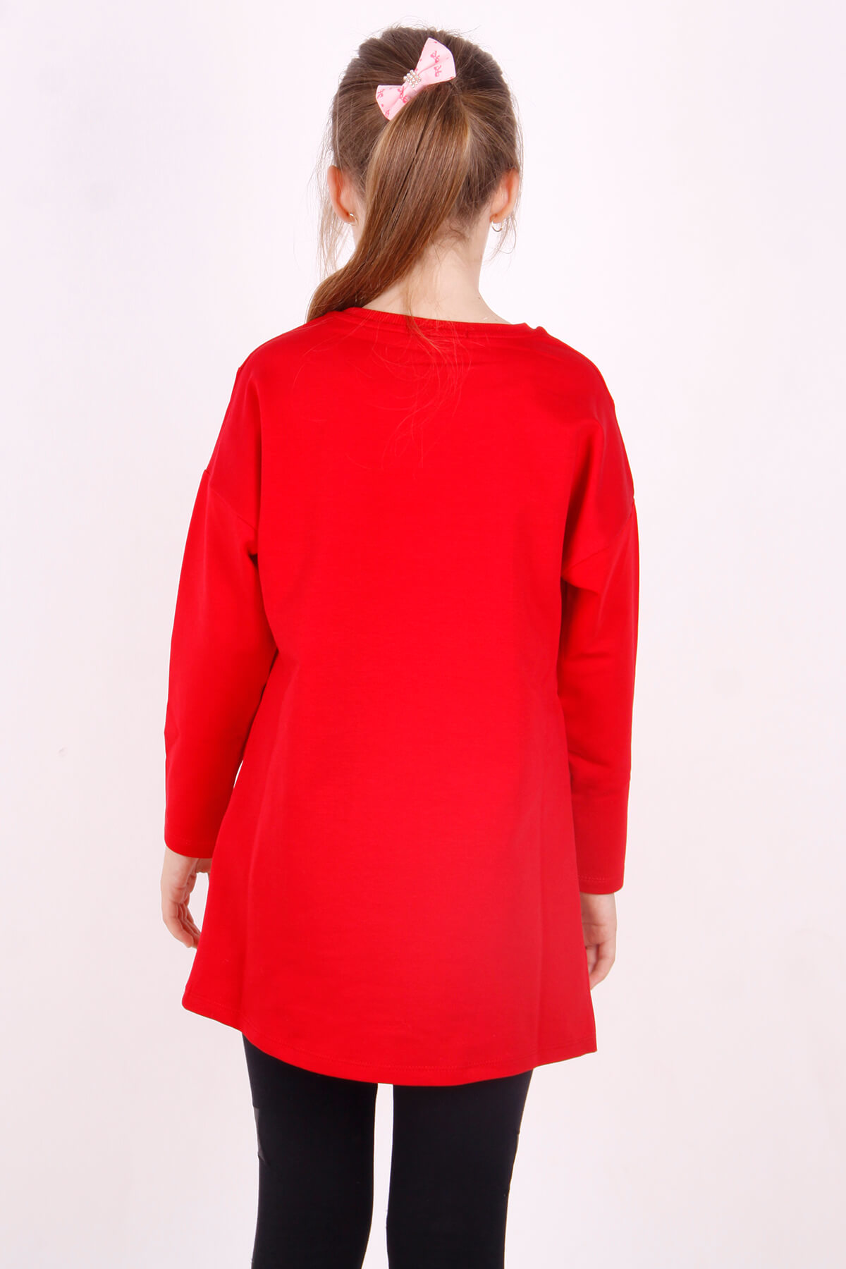 Toontoy Kız Çocuk Chic Yazılı Taş İşlemeli Tişört