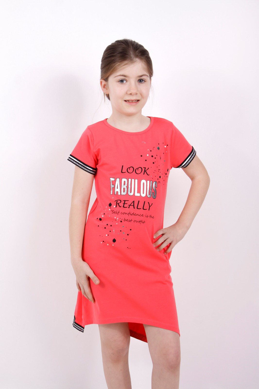 Toontoy Kız Çocuk Fabulous Baskılı Elbise