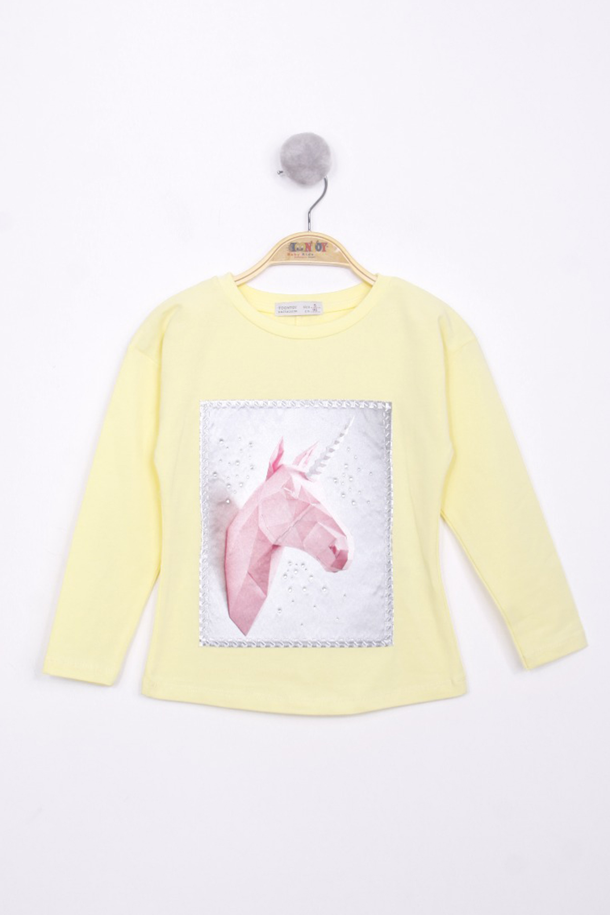 Toontoy Kız Çocuk Boynuzlu T-Shirt