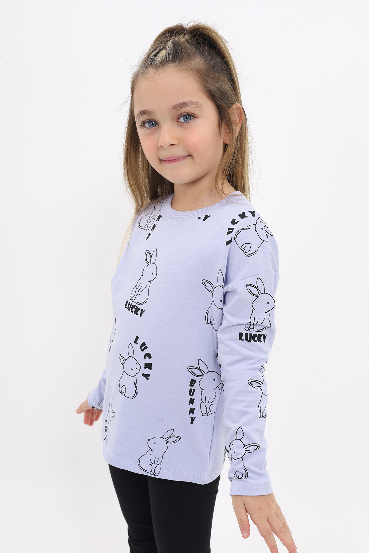 Toontoy Kız Çocuk Baskılı Sweatshirt