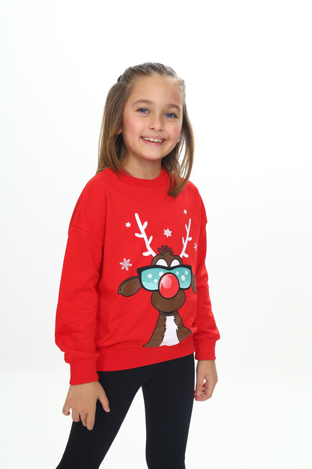 Toontoy Kız Çocuk Baskılı Sweatshirt
