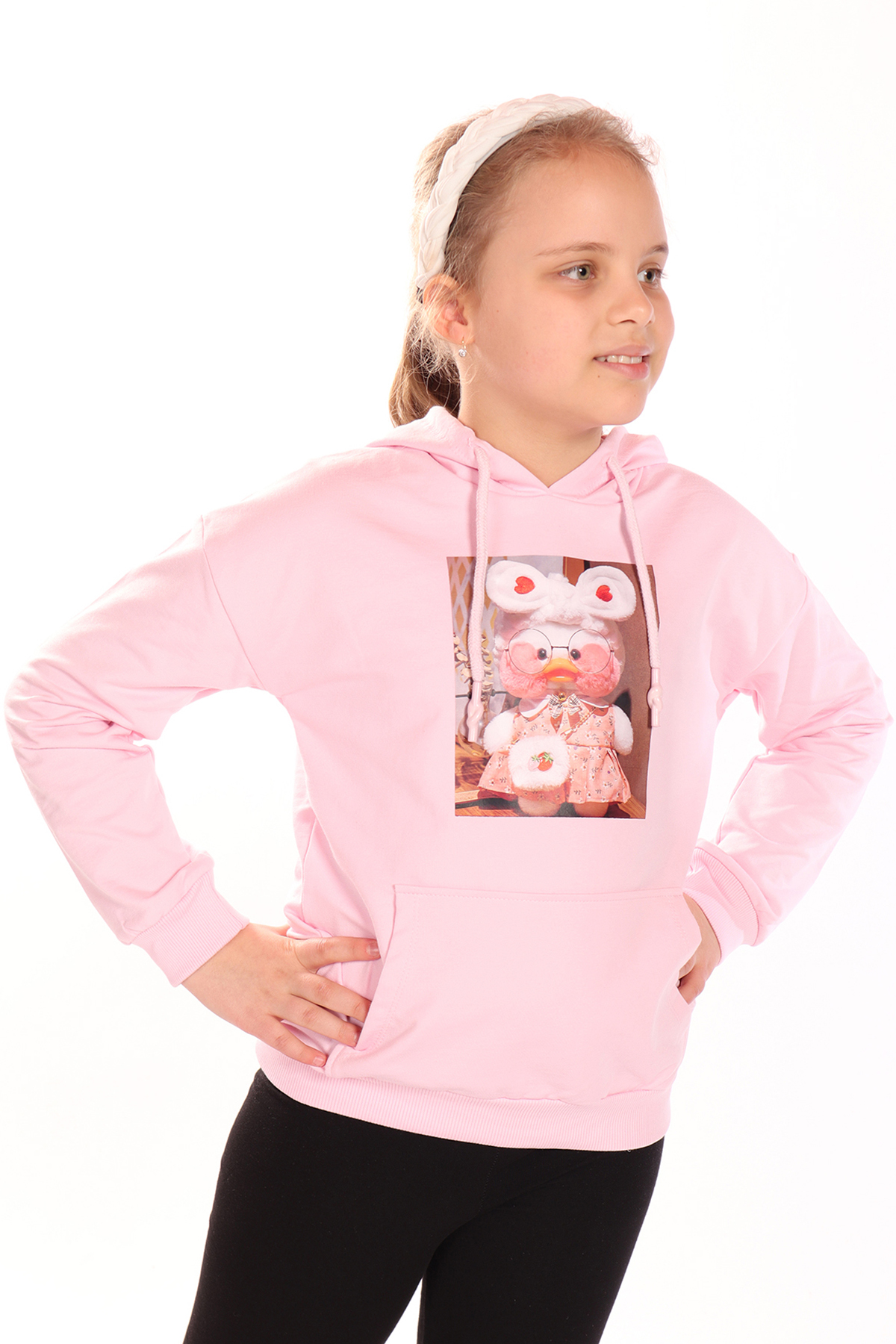 Toontoy Kız Çocuk Baskılı Sweatshirt