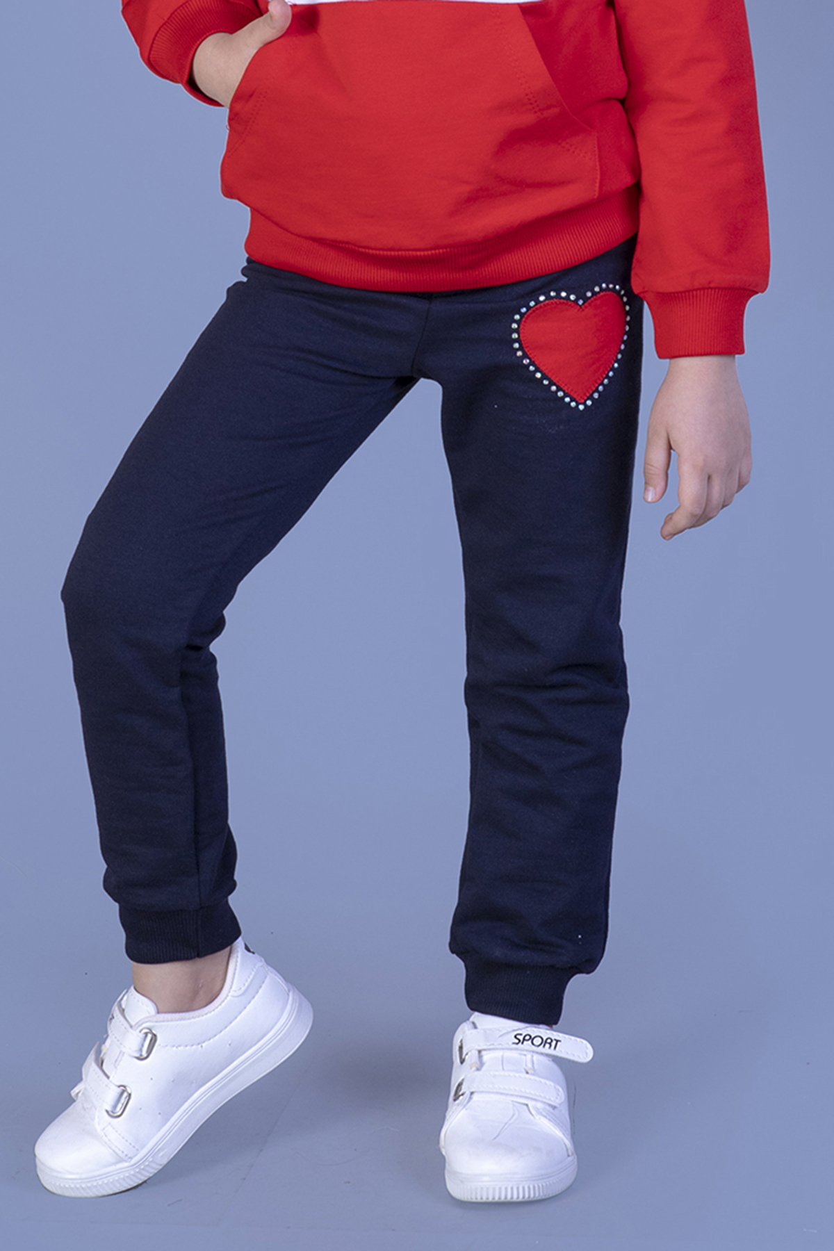 Toontoy Kız Çocuk Cepli Eşofman Alt