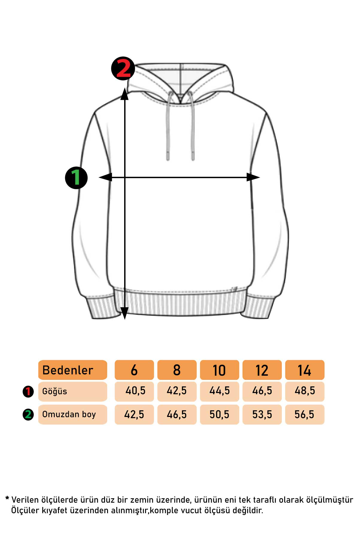 Toontoy Kız Çocuk İçi Pamuklu Baskılı Sweatshirt