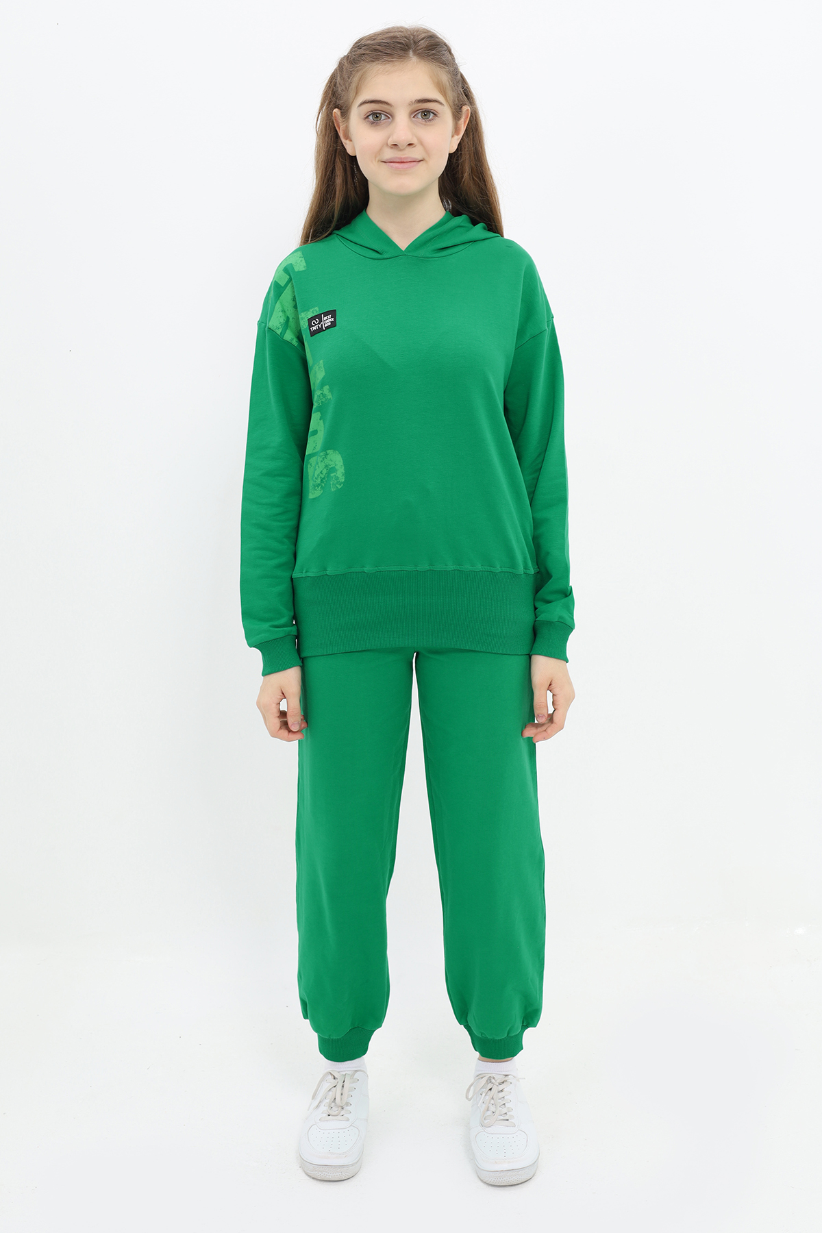 Toontoy  Kız Çocuk T-Shirt Love Varak Baskı