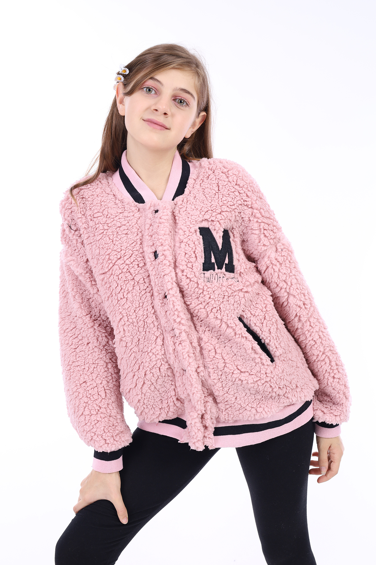 Toontoy  Kiz Çocuk Nakişli Hirka