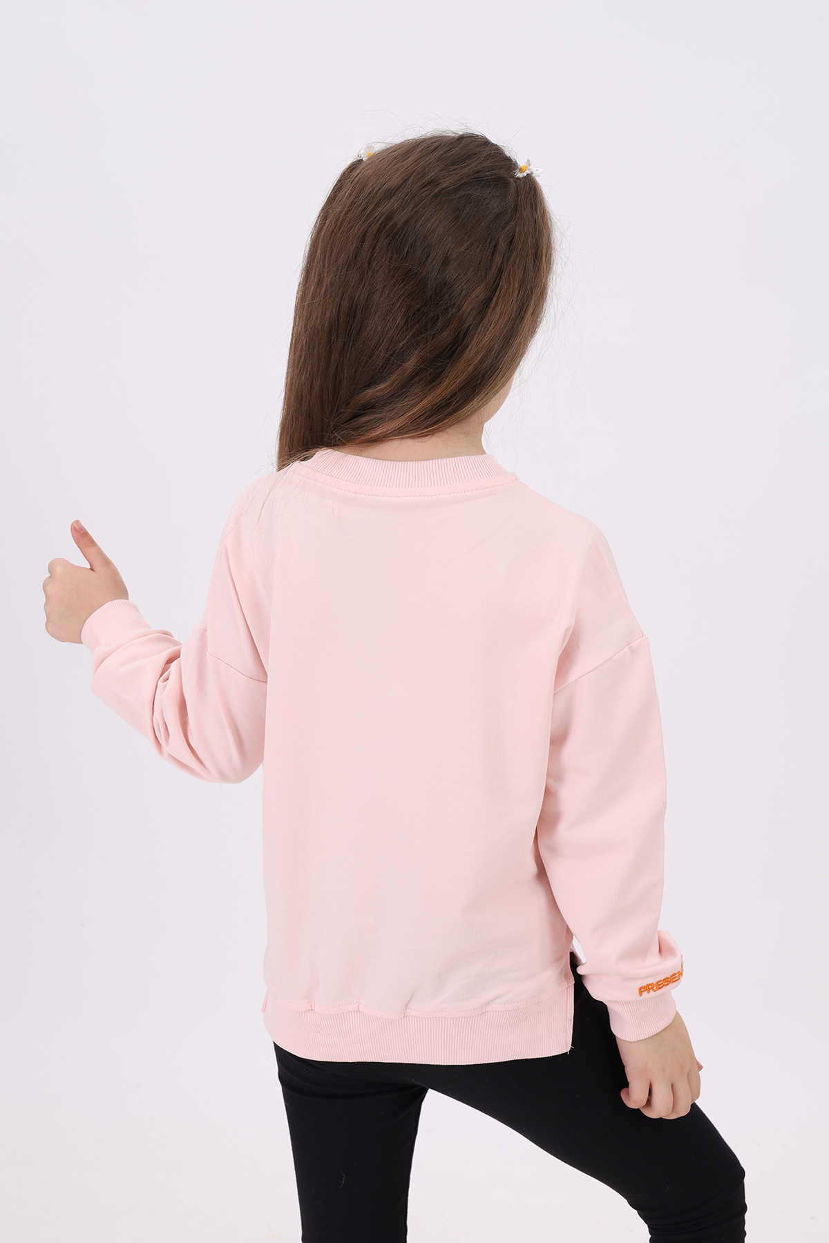 Toontoy Kız Çocuk Nakışlı Sweatshirt