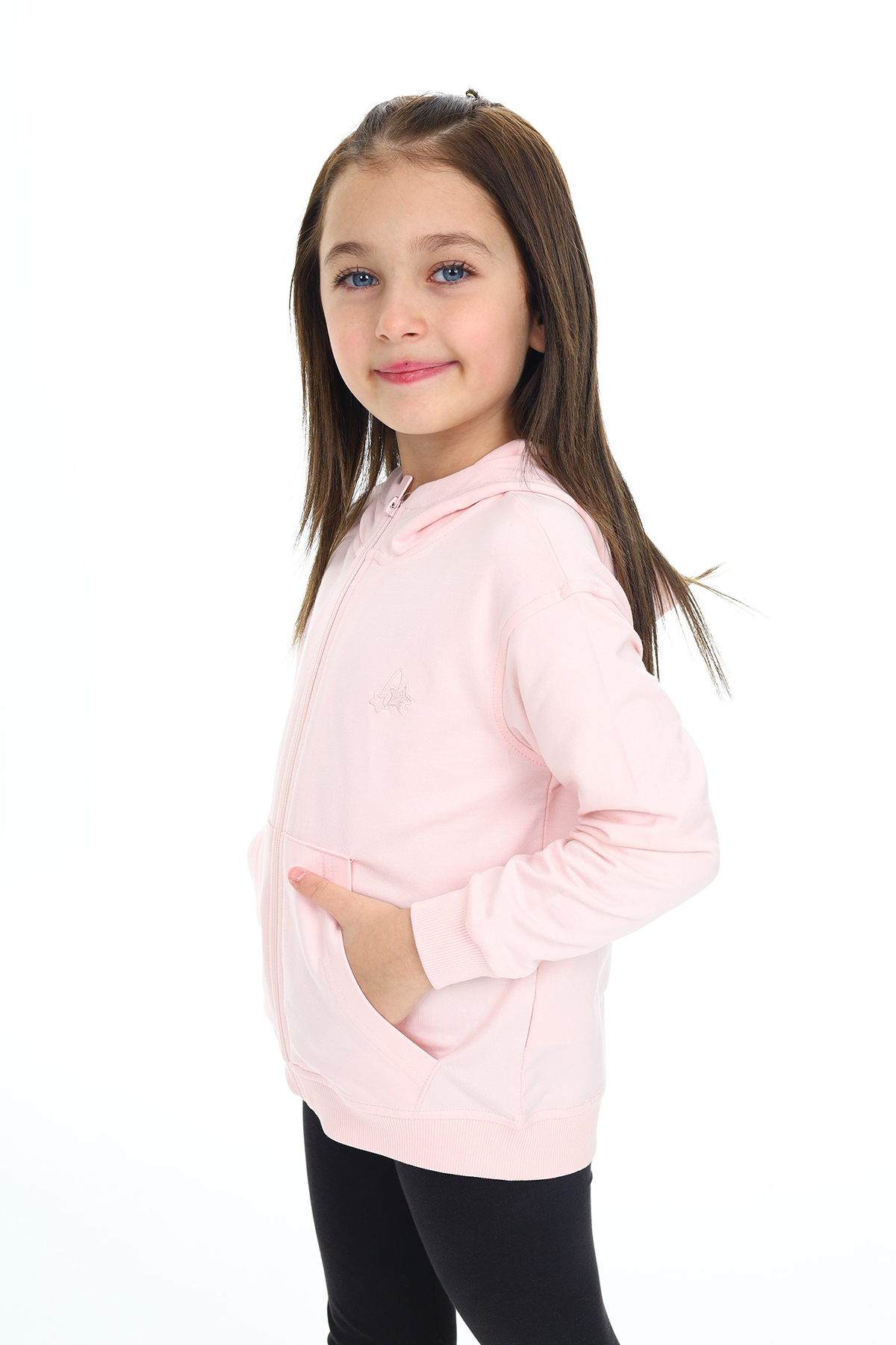 Toontoy  Kız Çocuk Nakışlı Hırka