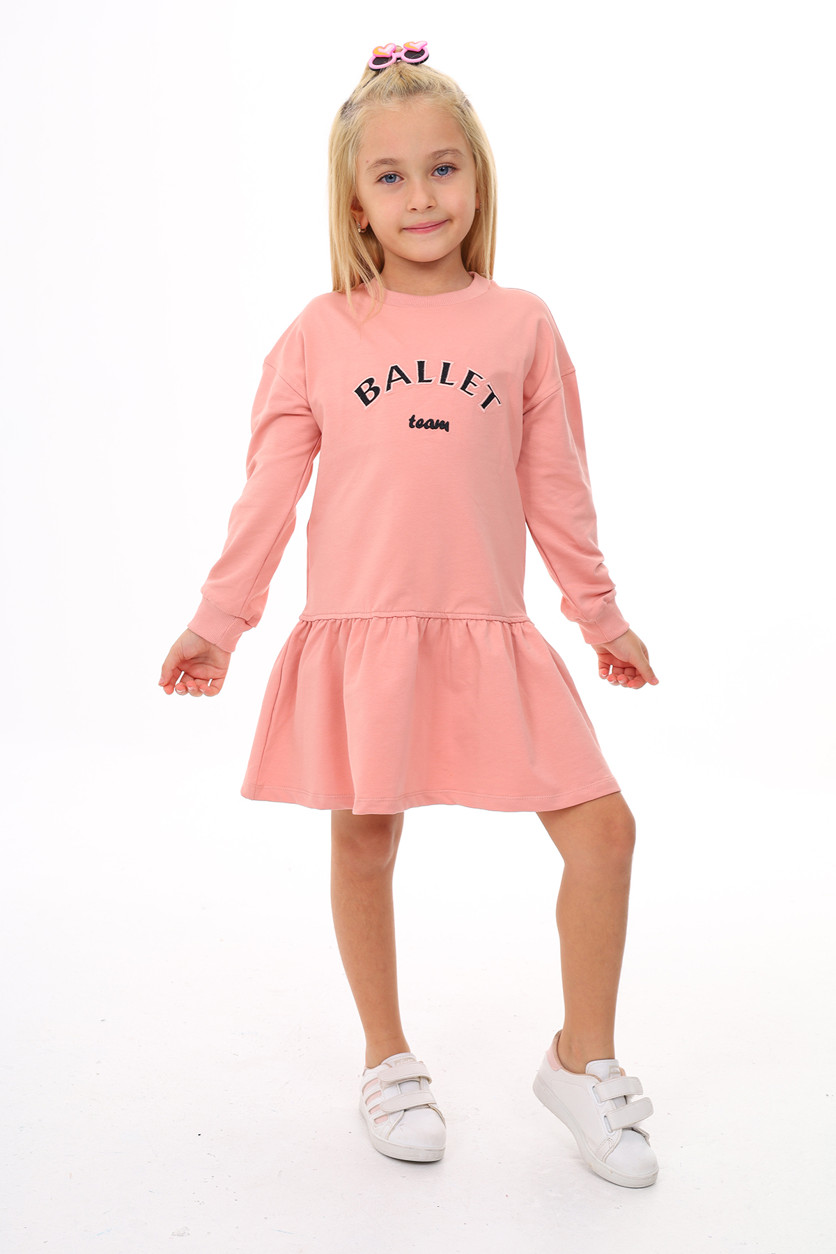 Toontoy Kız Çocuk Ballet Team Nakışlı Elbise