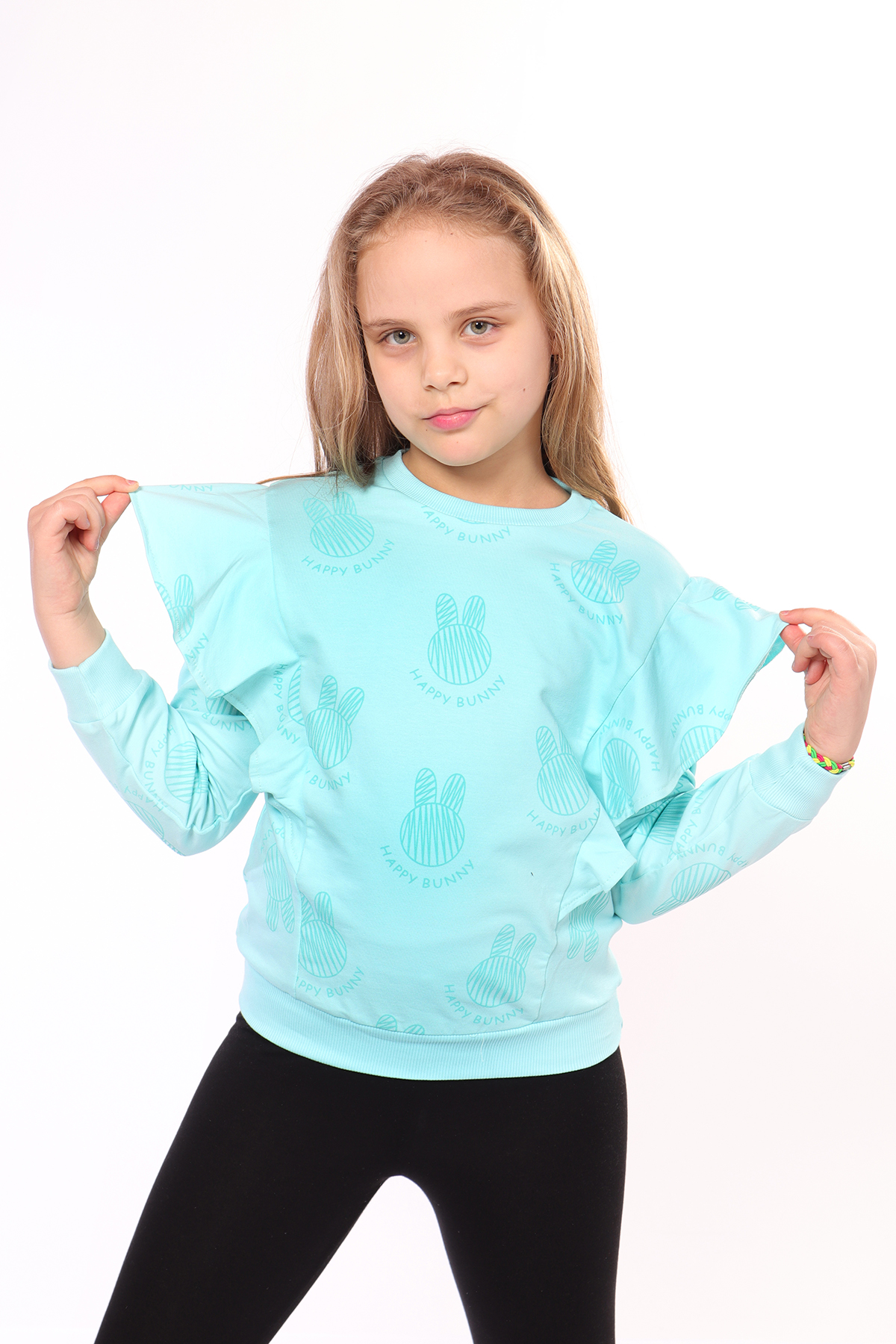 Toontoy Kız Çocuk Baskılı Sweatshirt