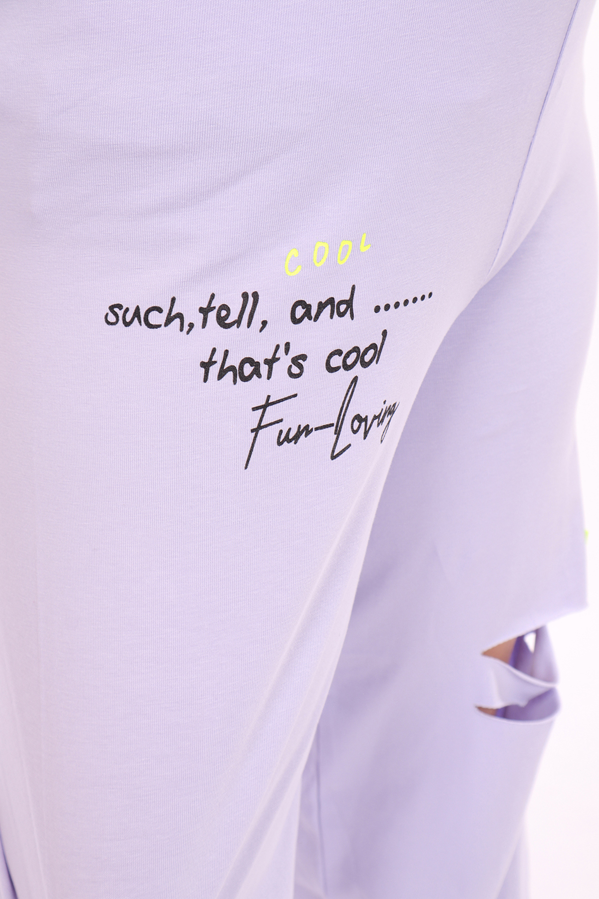 Toontoy Kız Çocuk Enjoy Yes Baskılı Eşofman Takım